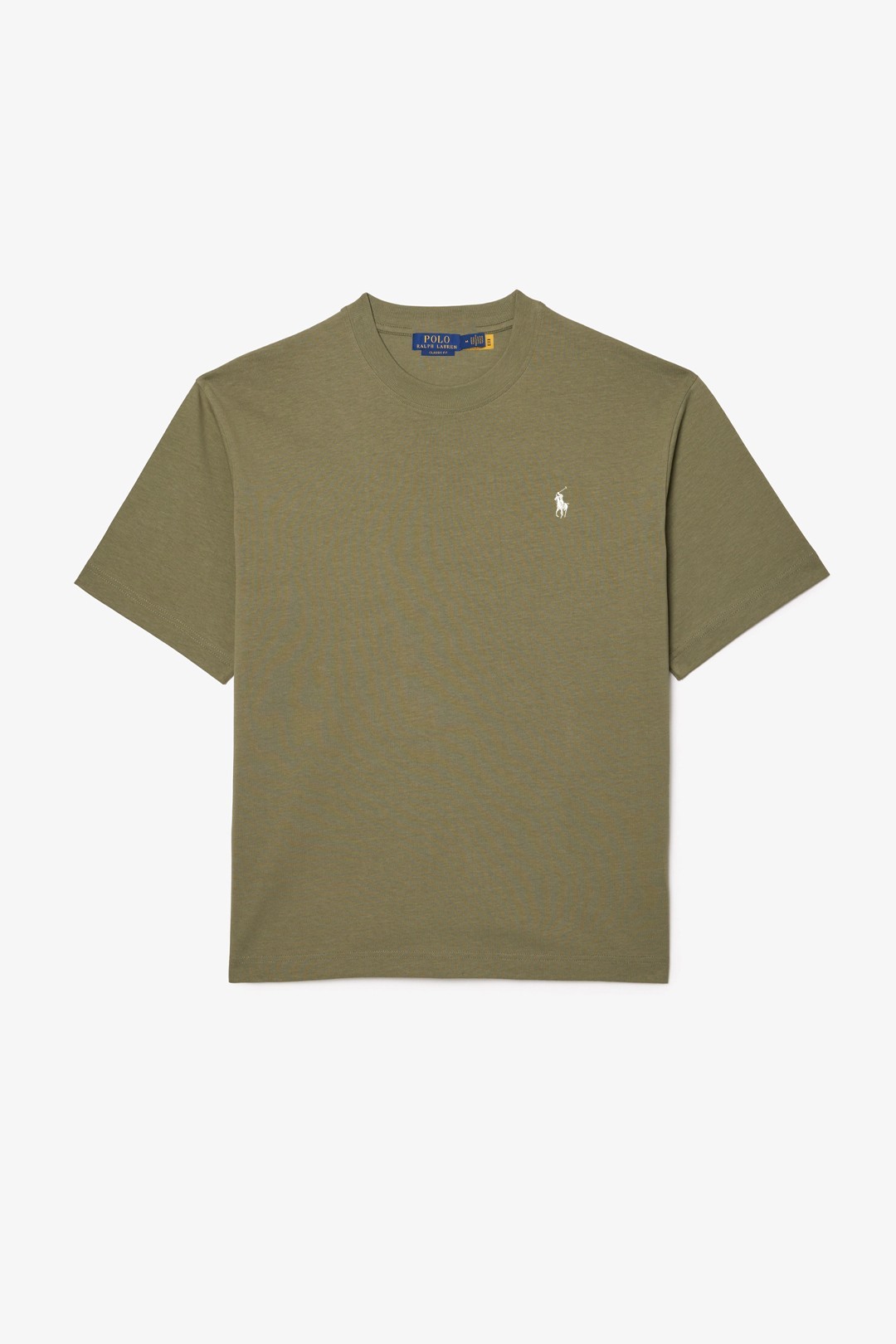 Jersey Crewneck T-Shirt - All Fits - Haki