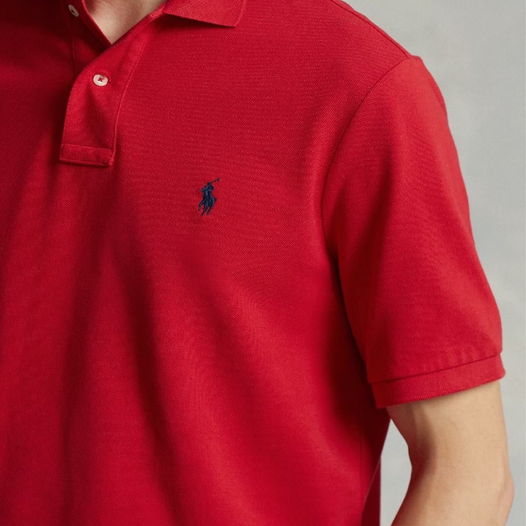 The Iconic Mesh Polo - Kırmızı