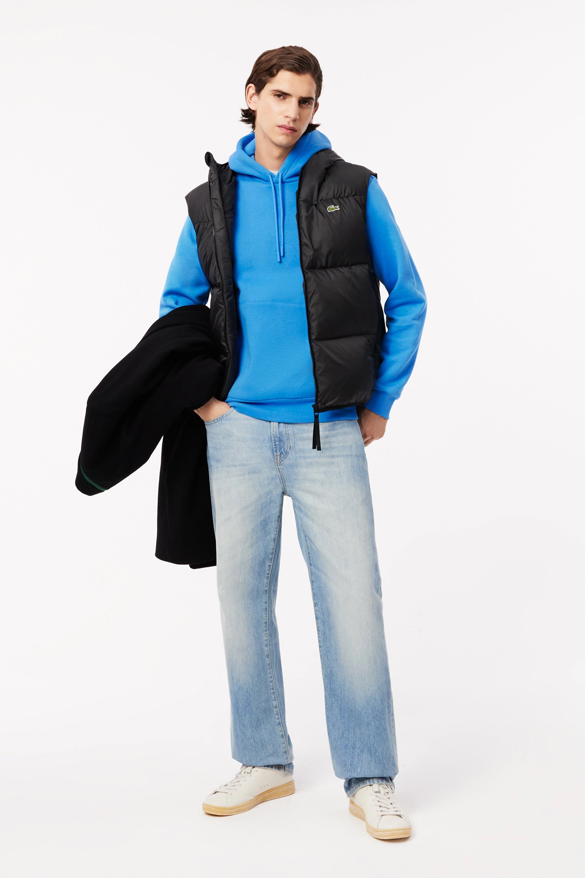 Fleece Hoodie - Mavi