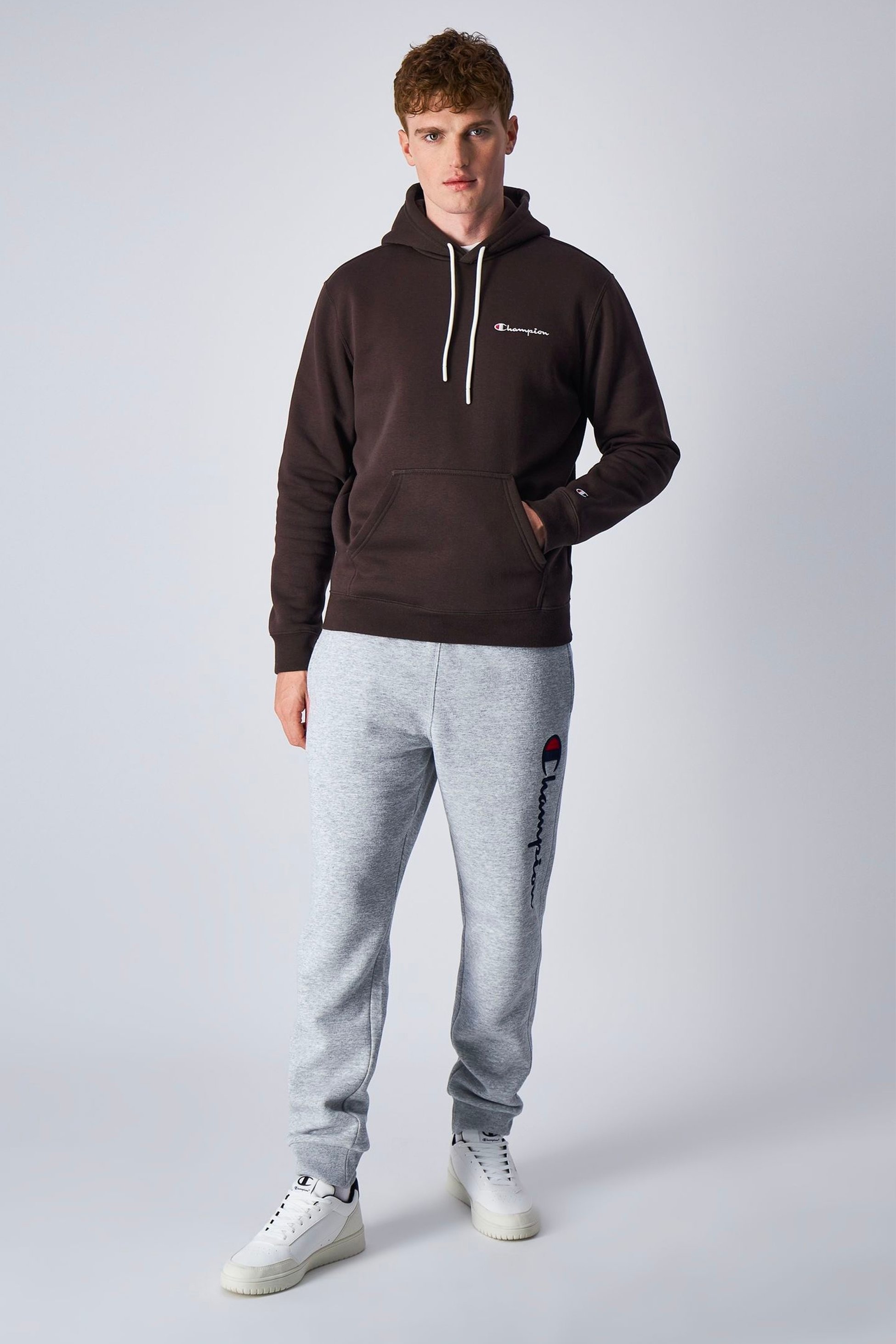 Leg Embroidered Fleece Joggers