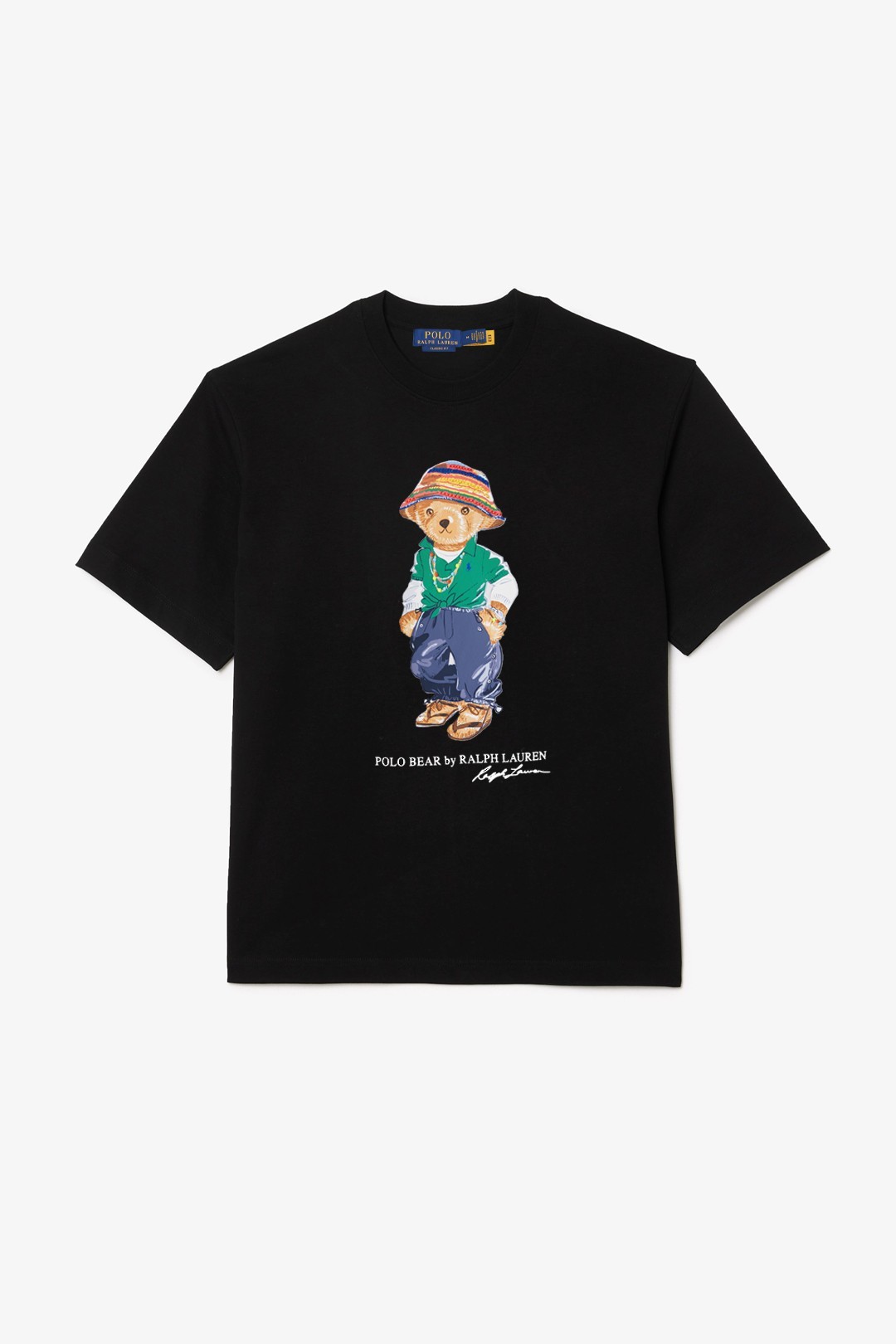 Classic Fit Polo Bear Jersey T-Shirt - Siyah