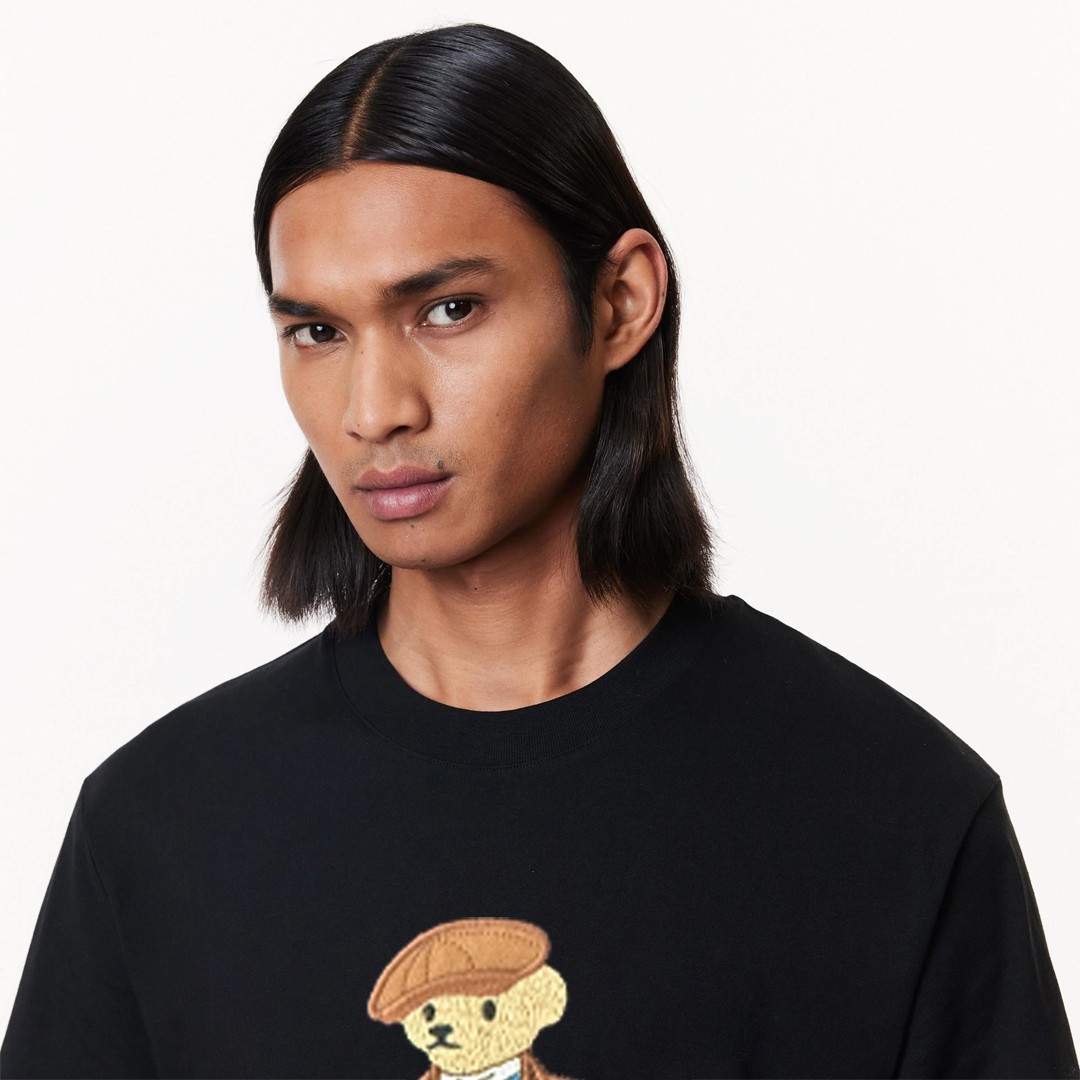 Bear-print T-shirt