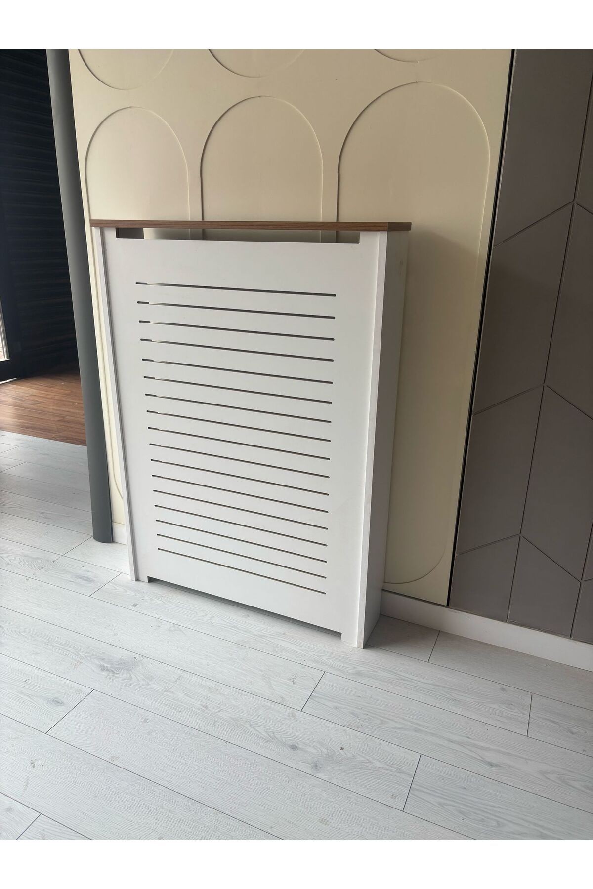 TUNACAN TREND Teak Beyaz-Ahşap Petek Kaplama