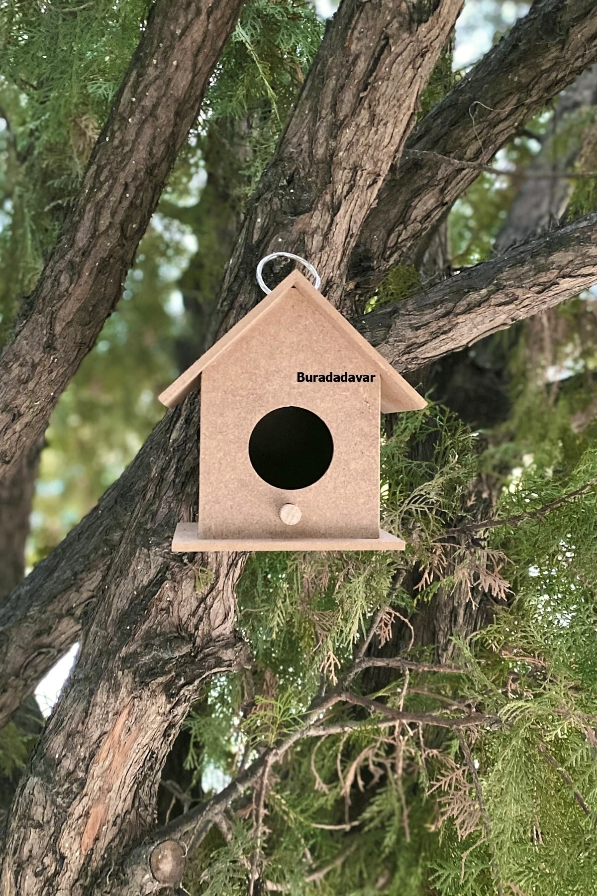 Ahşap Kuş Evi Yuvası 11x11x14