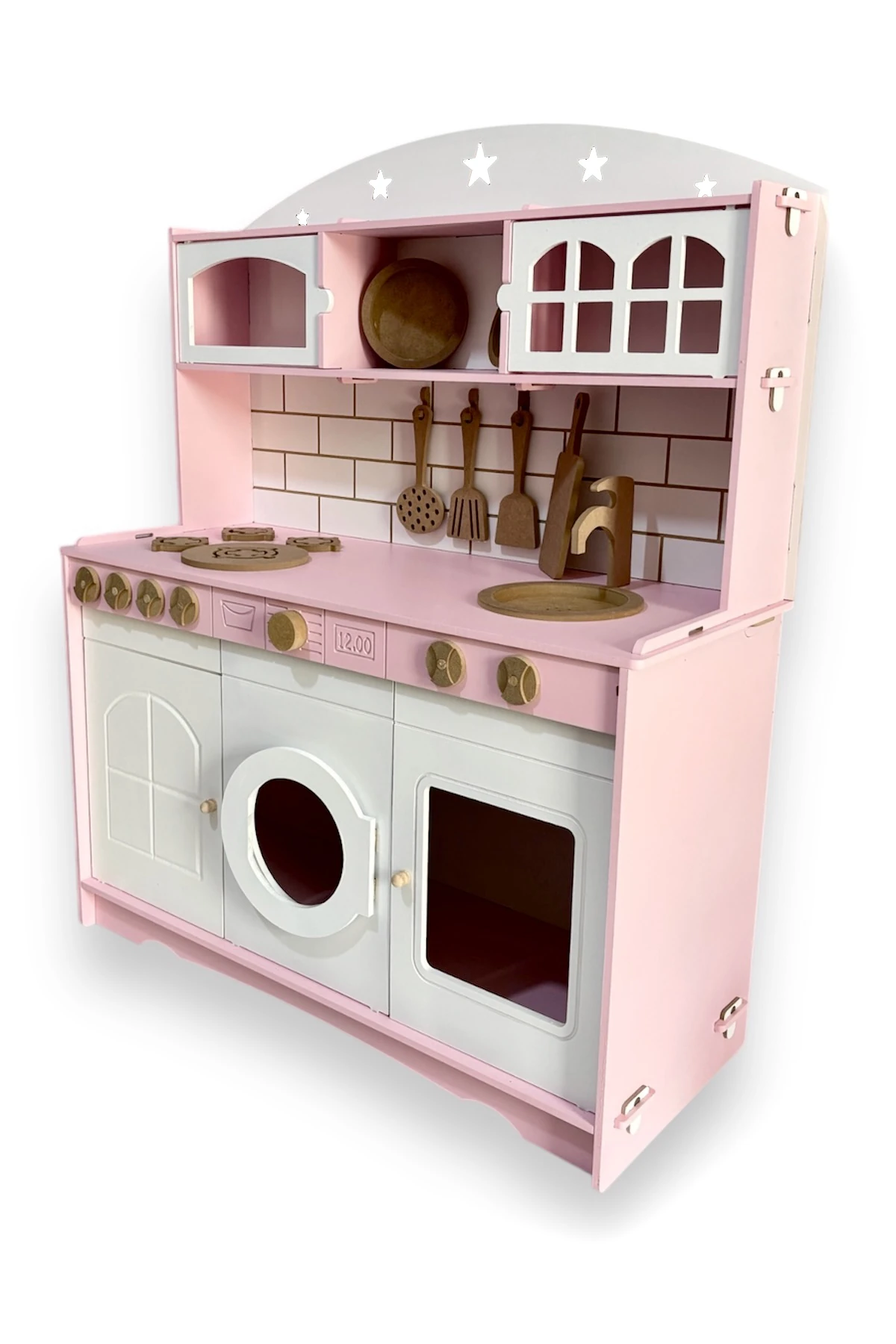 Ahşap Büyük Boy Mutfak Şef Seti