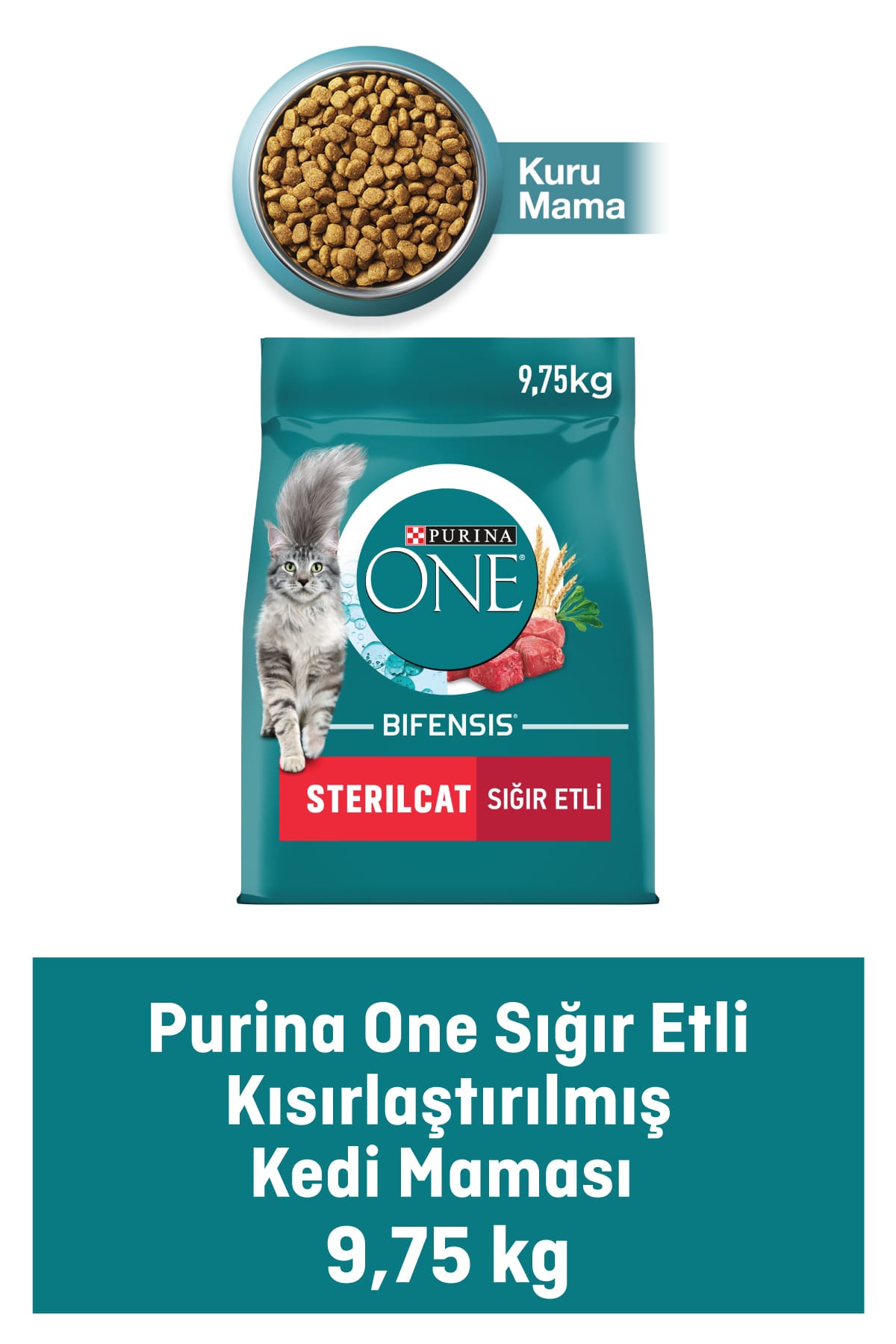 Purina One Sığır Etli Kısır Kedi Maması 9,75 kg