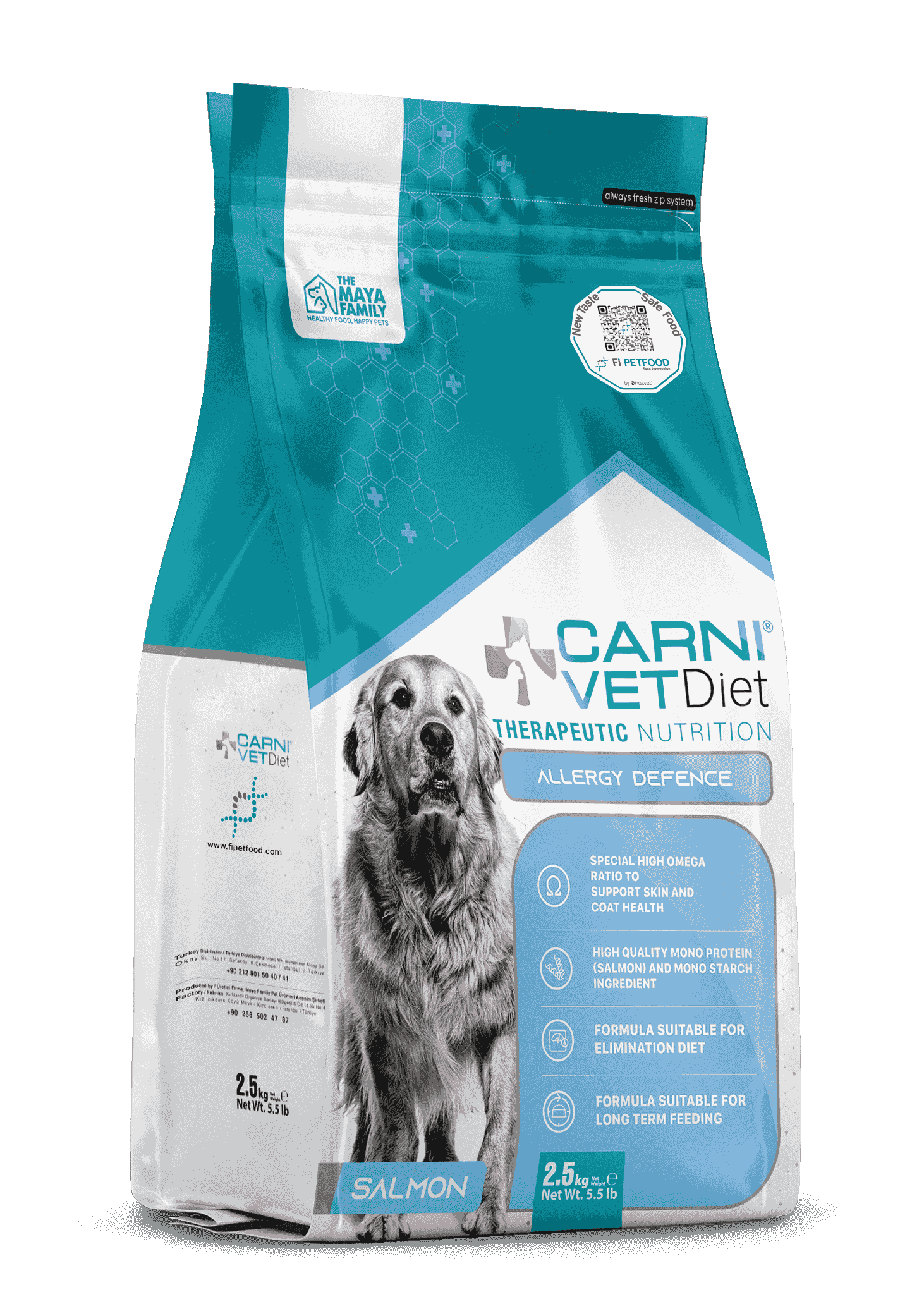 CARNI VET DIET KÖPEK ALLERGY DEFENSE SOMON YETİŞKİN 2,5 kg