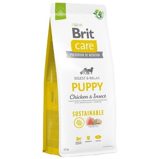 Brit Care Hypoallergenic Glutensiz Tavuklu ve Larva Proteinli Yavru Köpek Maması 12 kg