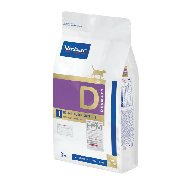 Virbac Dermatology Support Cat Food Kedi Maması 3 kg