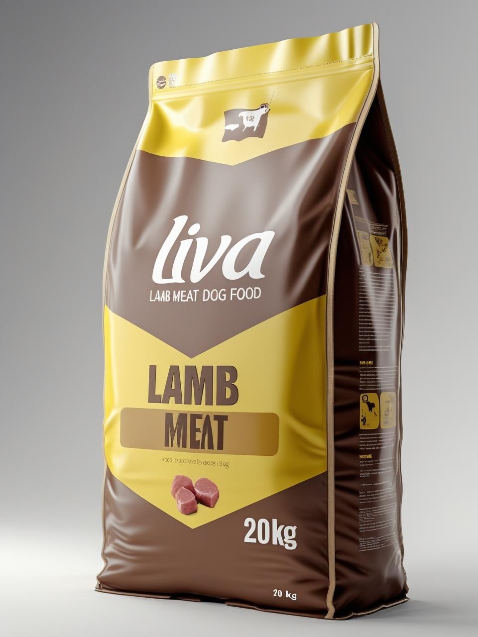 Liva Kuzu Etli Yetişkin Premium Köpek Maması 20 kg