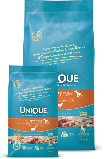 Unique Kuzu Etli Yavru Köpek Maması 15 kg