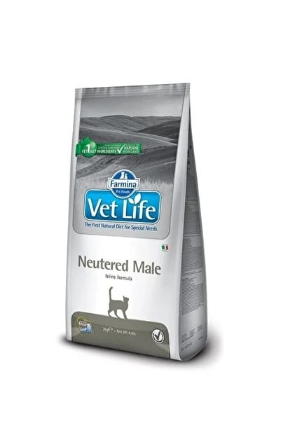 VetLife Neutered Male Kedi Maması 2 Kg