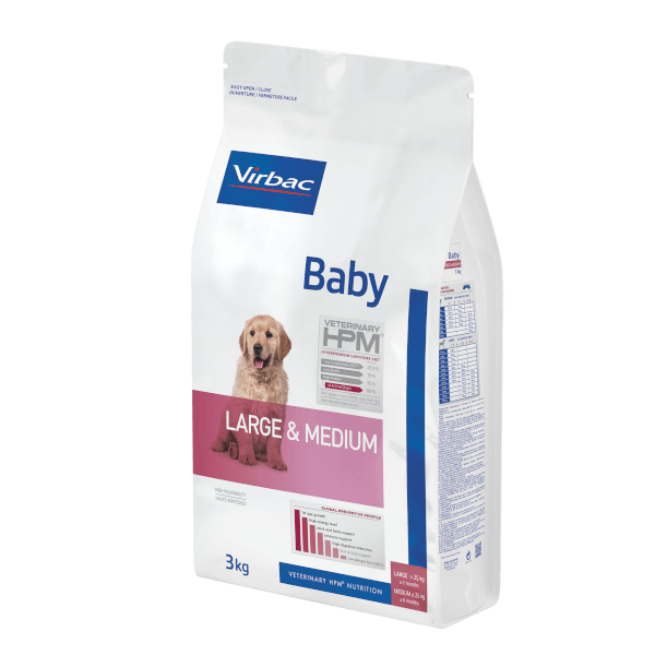 Virbac Baby Large & Medium Dog Food 12 kg | VETERINARY HPM®