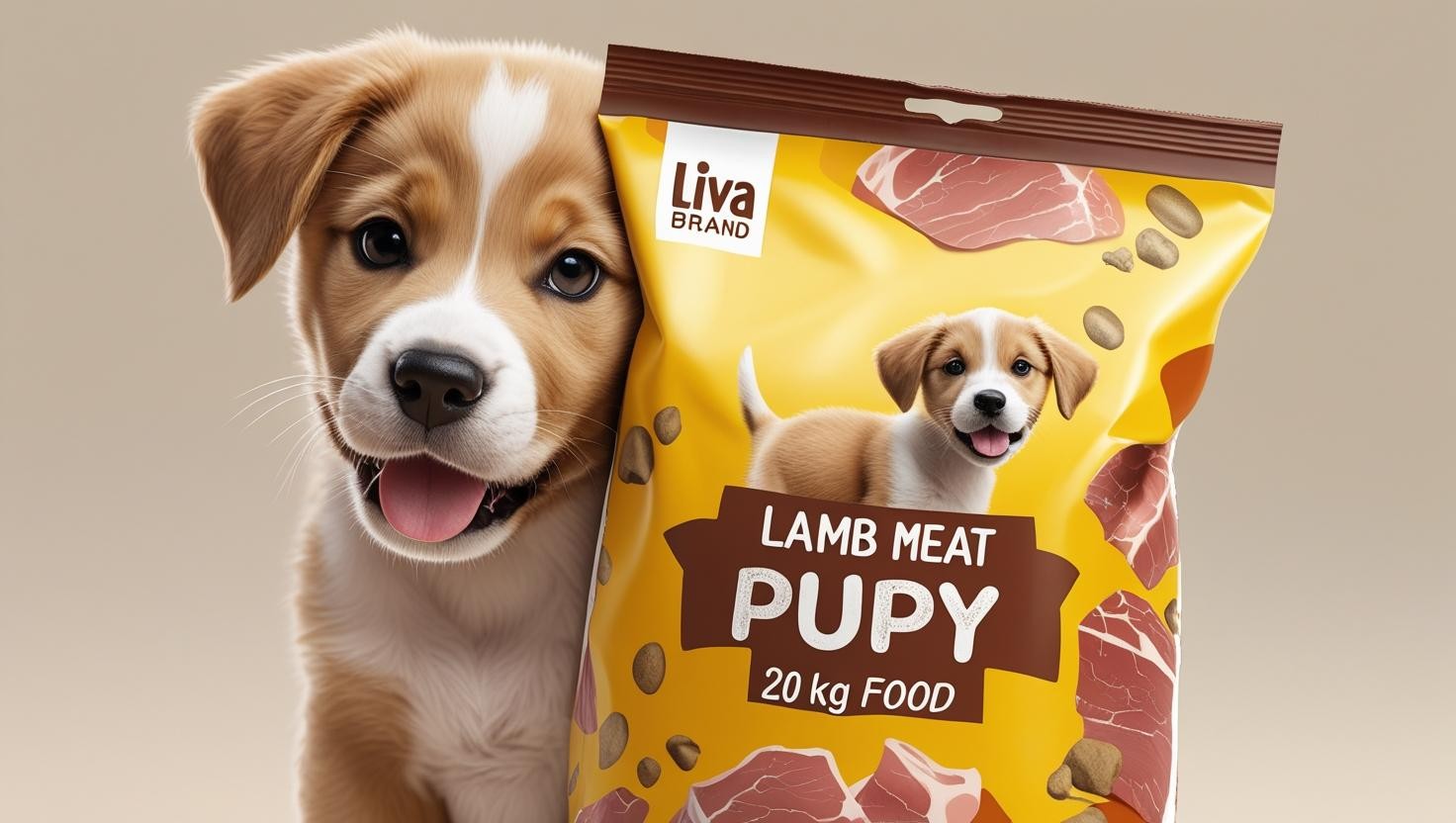 Liva Kuzu Etli Premium Yavru Köpek Maması 20 kg