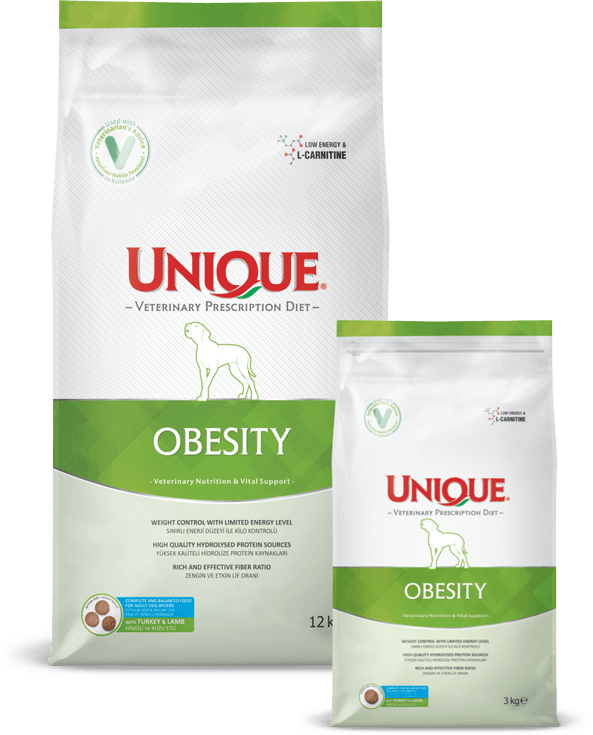 Unique Vet Diet Obesity Kilo Kontrolü Köpek Maması 12 kg