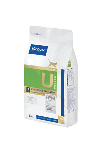 Virbac U2 Urology - Dıssolutıon & Preventıon Cat Food Kedi Maması 3 kg