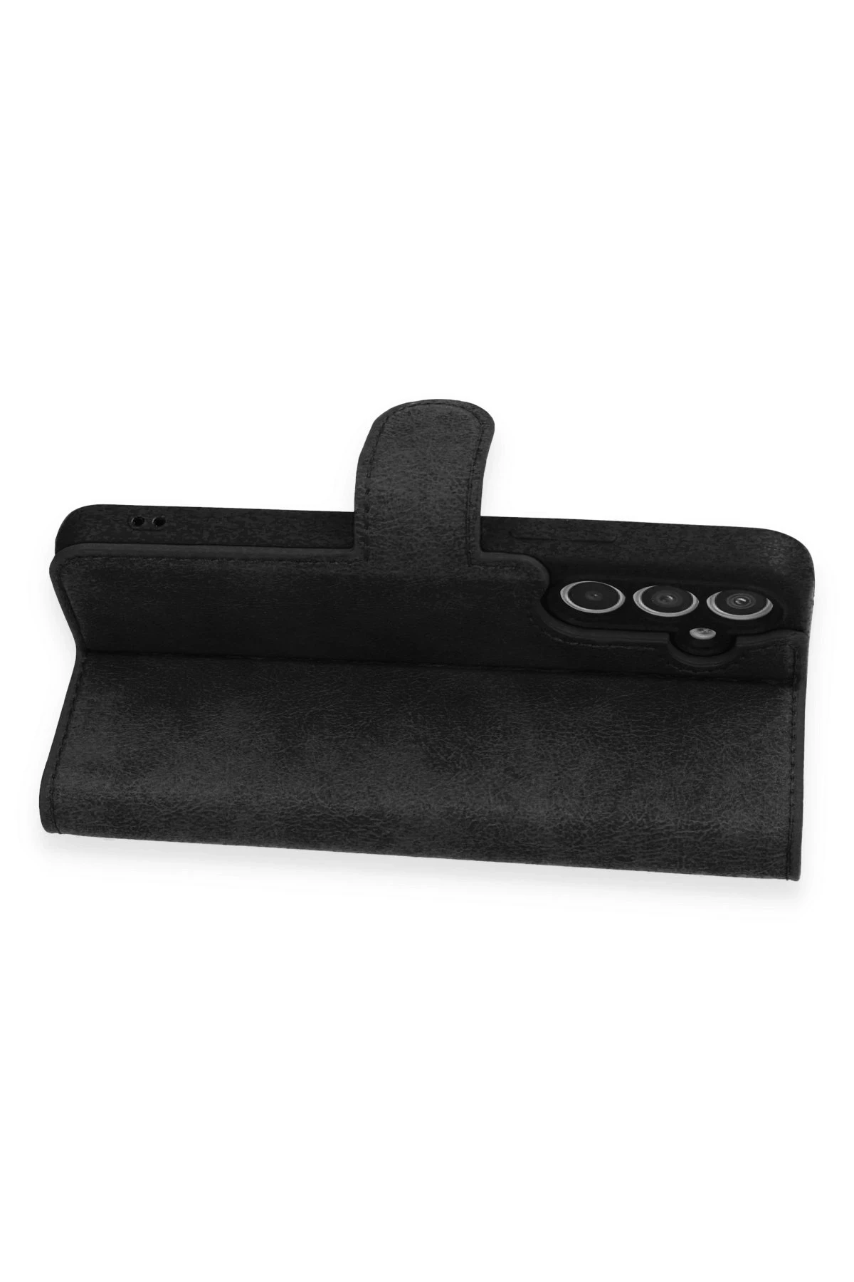  Samsung Galaxy A34 5G Deri Cüzdan Kılıf, Koruyucu Kapaklı Kılıf