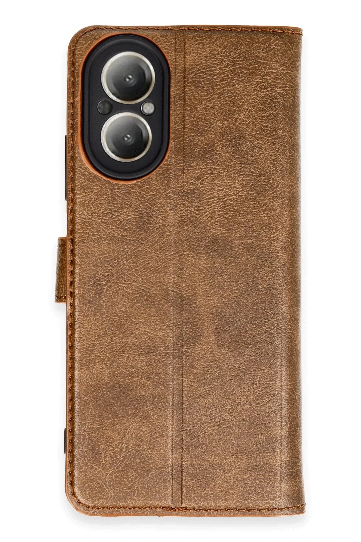 Realme 12 Lite Kapaklı Telefon Kılıfı – Darbeye Dayanıklı, Şık ve Koruyucu Kılıf - Taba