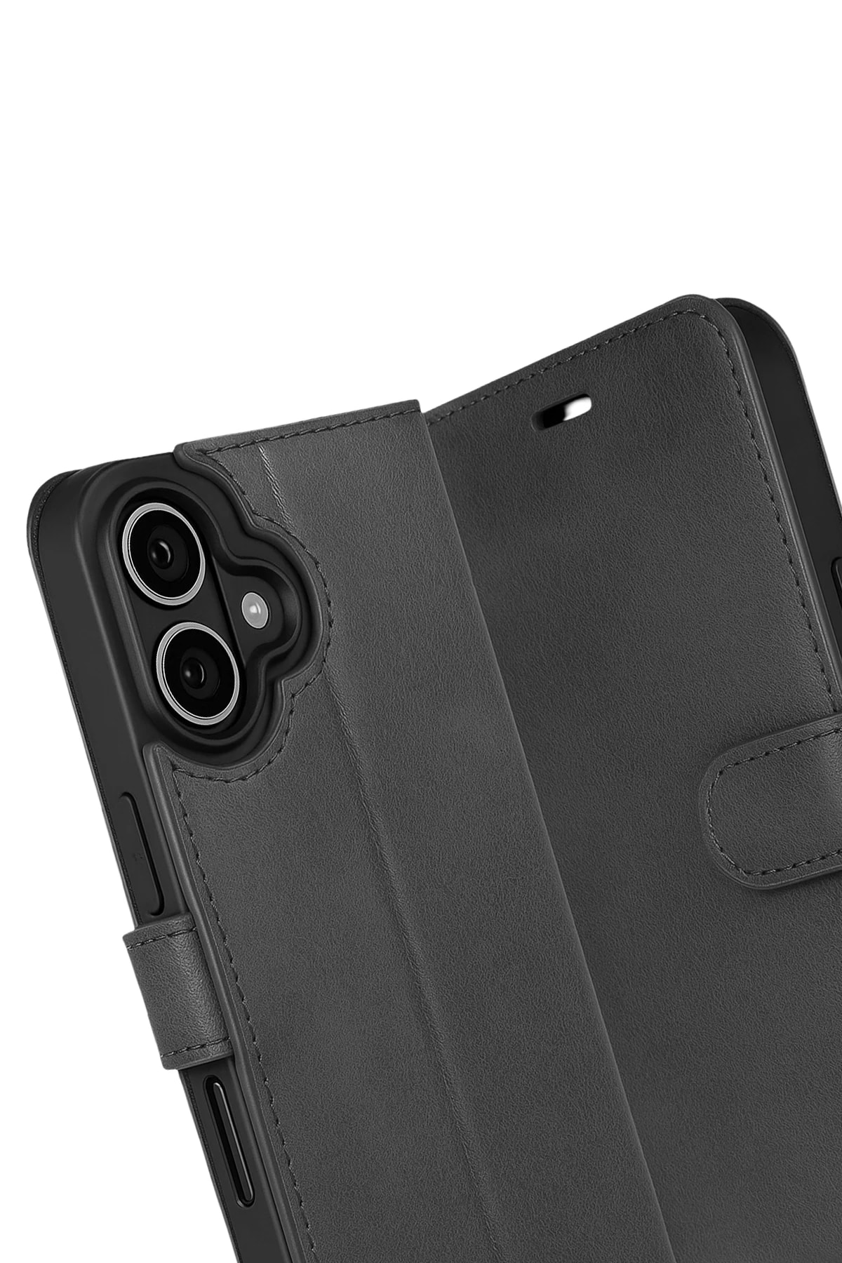 Apple iPhone 17 Deri Cüzdan Kılıf, Koruyucu Kapaklı Kılıf