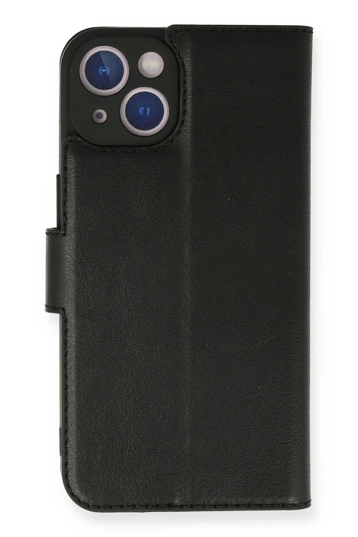 iPhone 13/14 Deri Cüzdan Kılıf, Koruyucu Kapaklı Kılıf