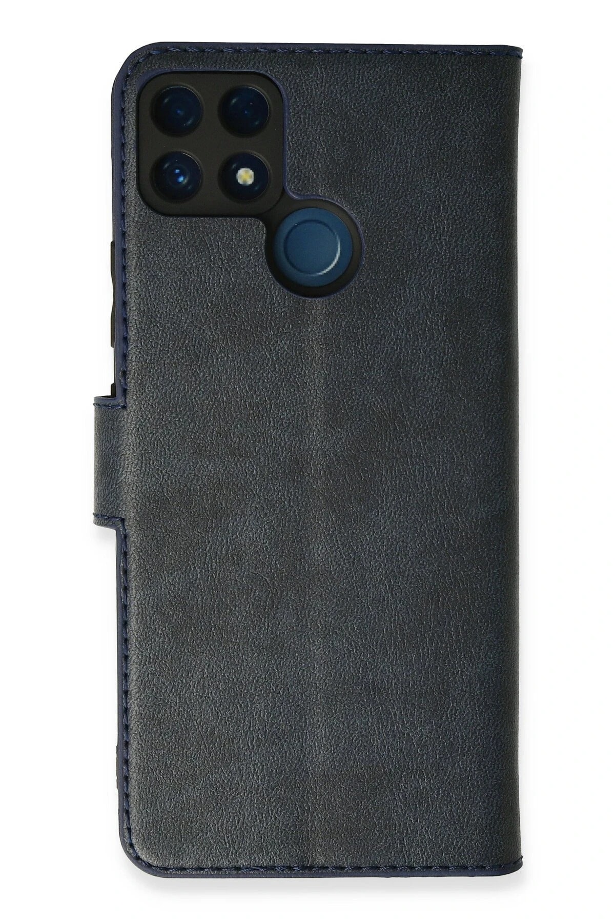 Realme C15/C25/C25S Kapaklı Telefon Kılıfı – Darbeye Dayanıklı, Şık ve Koruyucu Kılıf - Lacivert