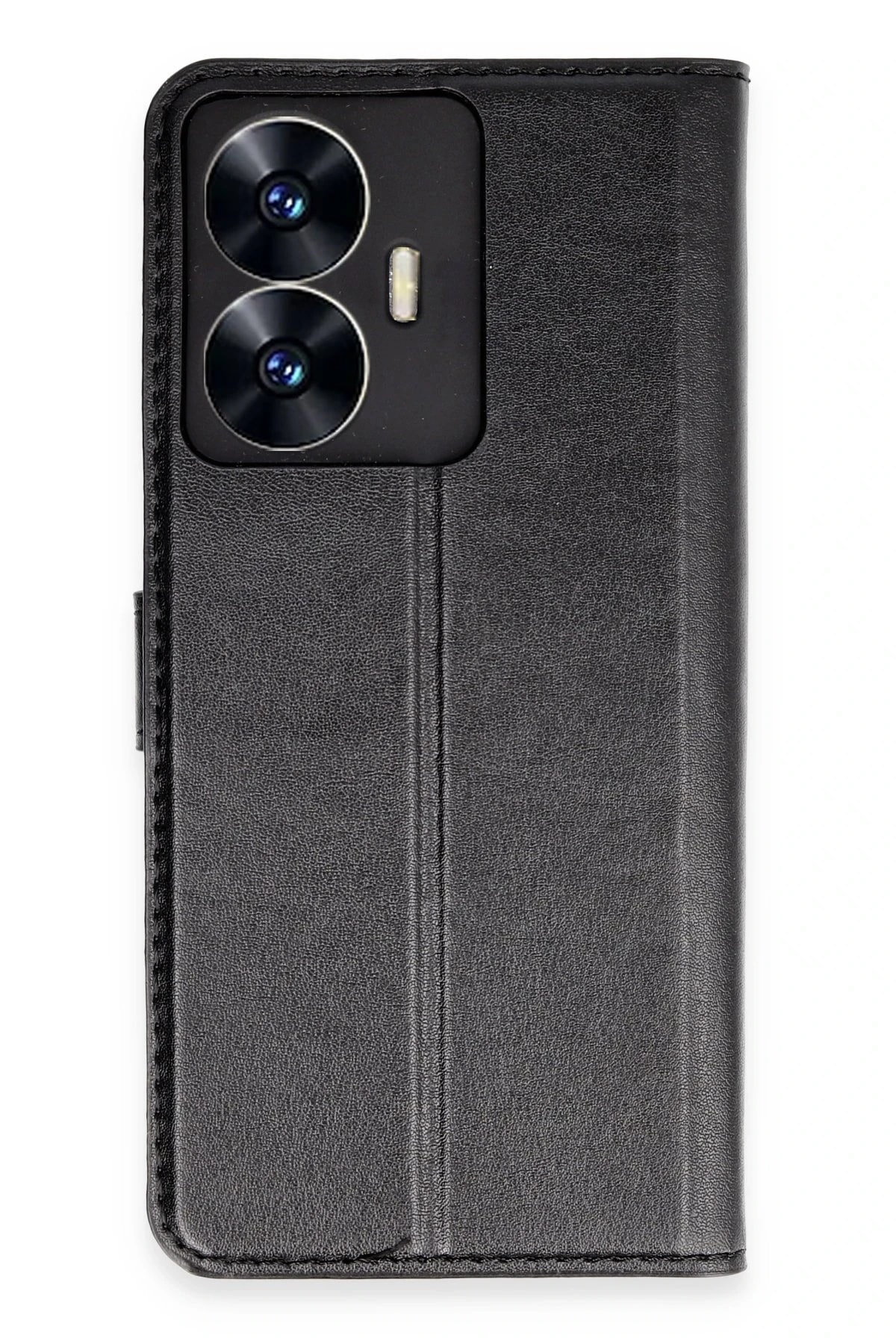 Realme C55 Kapaklı Telefon Kılıfı – Darbeye Dayanıklı, Şık ve Koruyucu Kılıf - Siyah