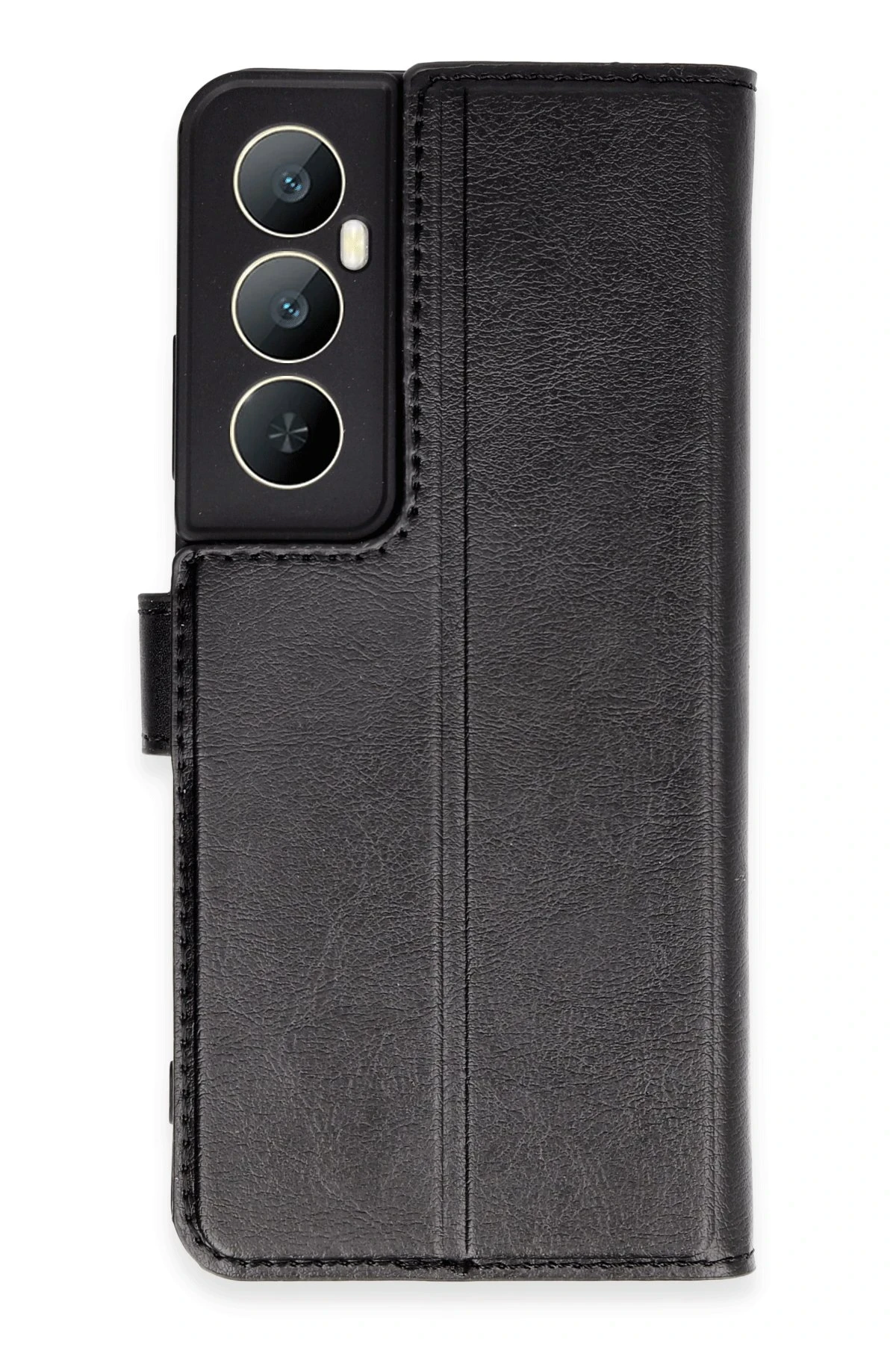 Realme C65 Kapaklı Telefon Kılıfı – Darbeye Dayanıklı, Şık ve Koruyucu Kılıf - Siyah