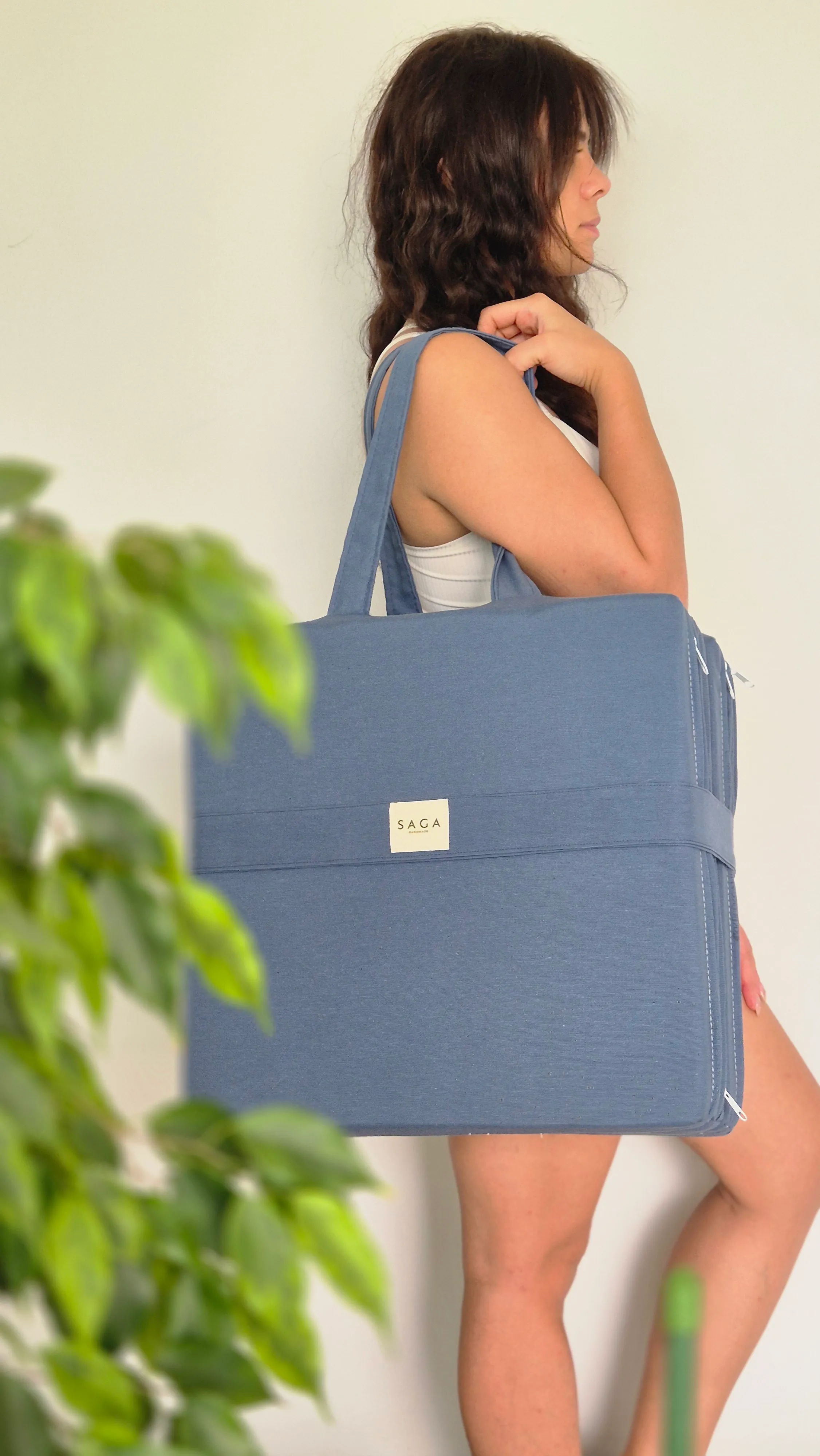 Mavi Katlanabilir Minder