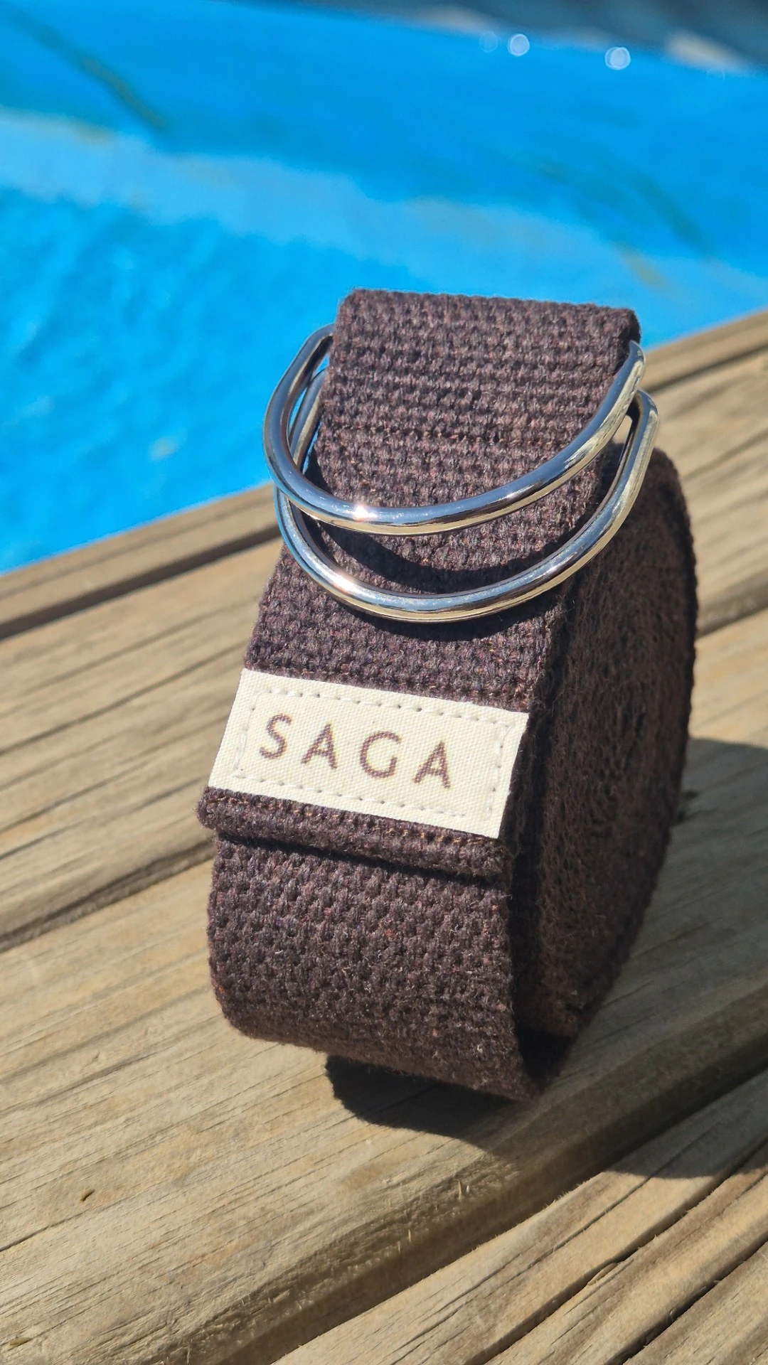 KAHVERENGİ YOGA/PILATES/ESNEME KEMERI