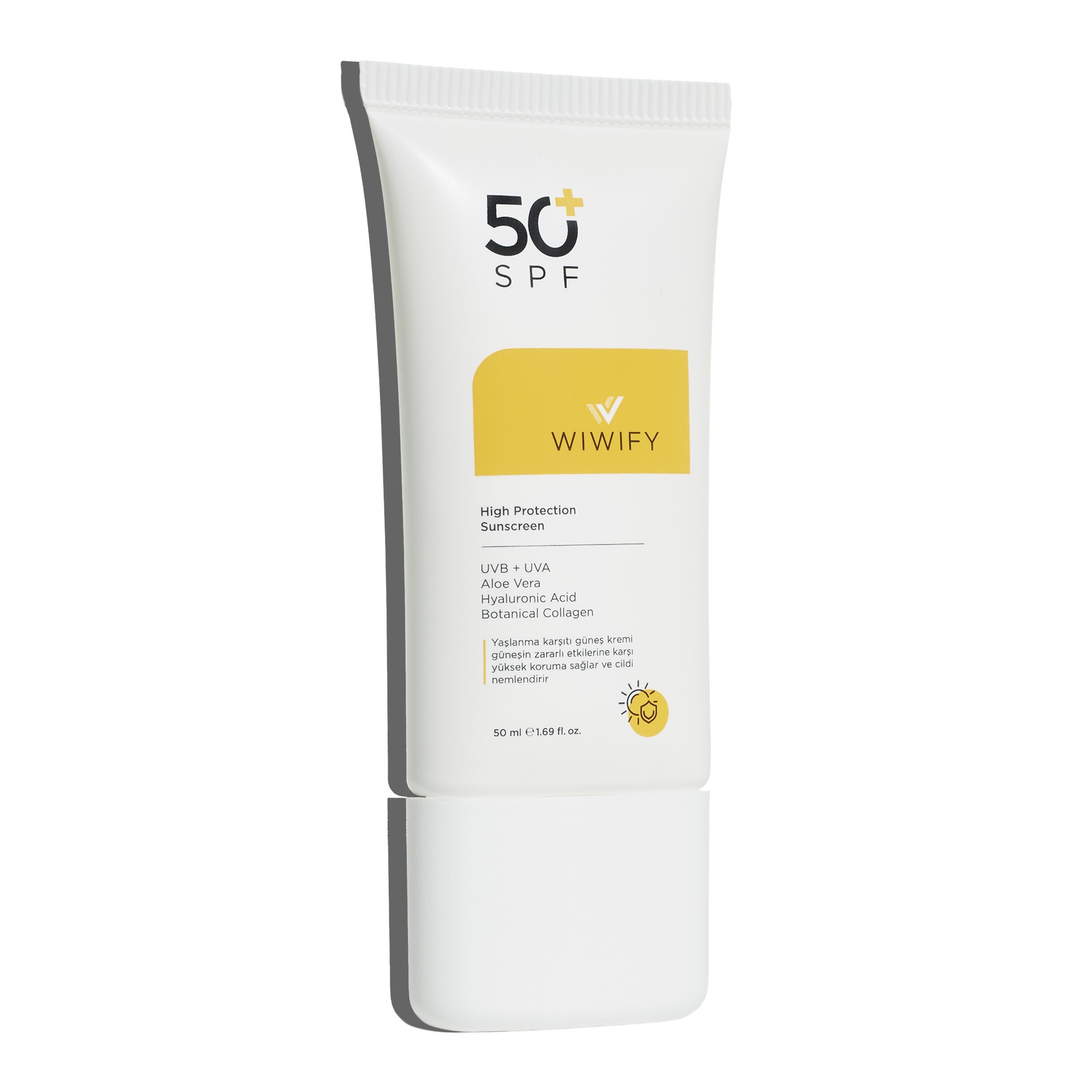 Aloe Vera Infused Spot-Resistant Skin Tone Evening High Protection Sunscreen SPF 50+ 50ml