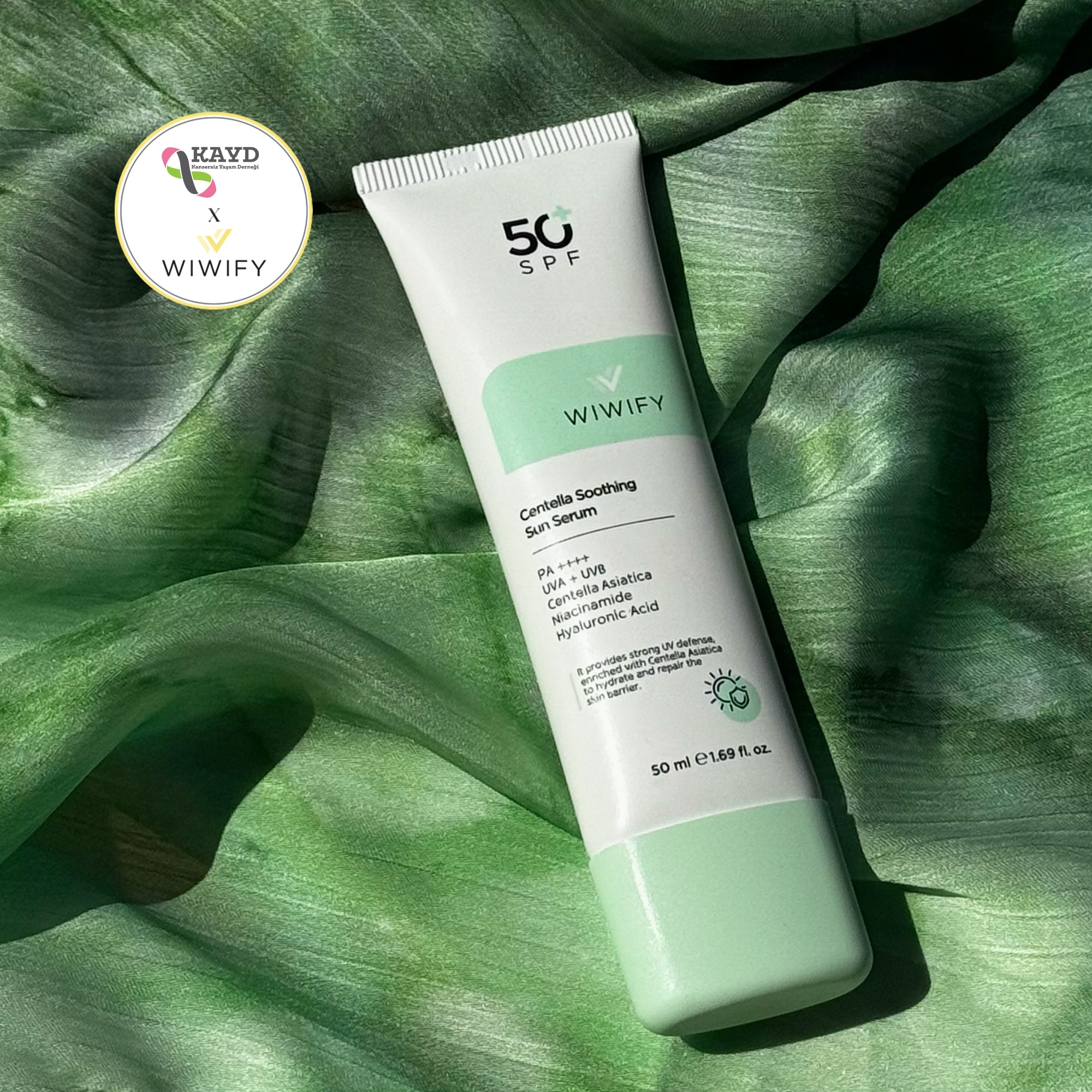 Centella Soothing Sun Serum + Yaz Bandanası