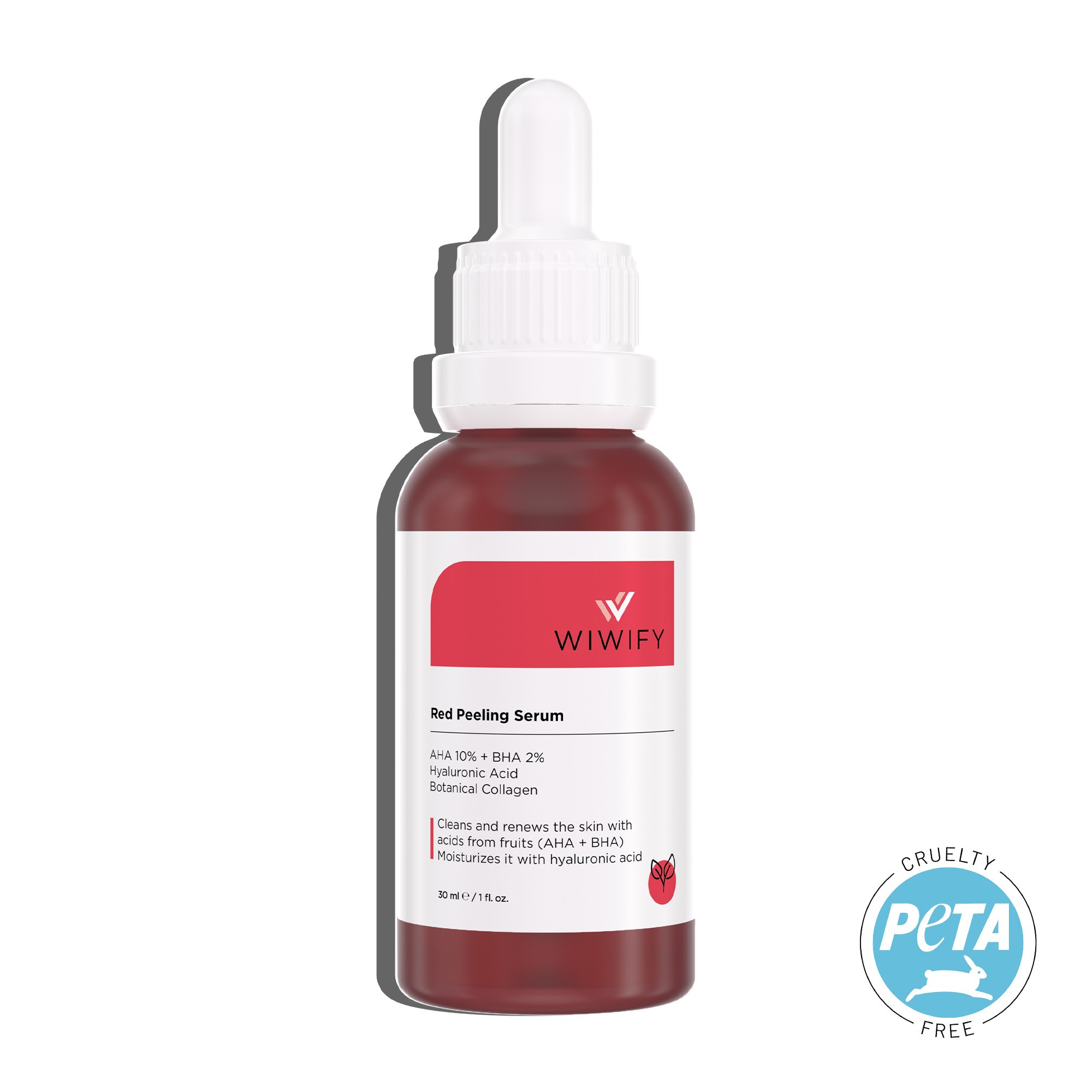 Akne Karşıtı ve Gözenek Sıkılaştırıcı, Aha + Bha Red Peeling Cilt Serumu 30 ml