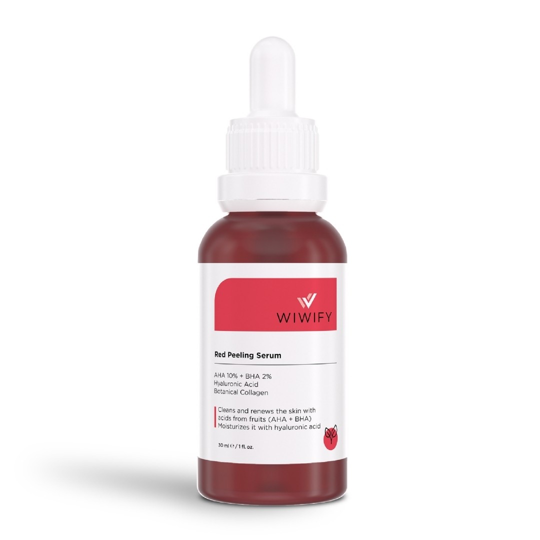 Tonic and Red Peeling Set for Oily and Large-Pored Skin with Niacinamide