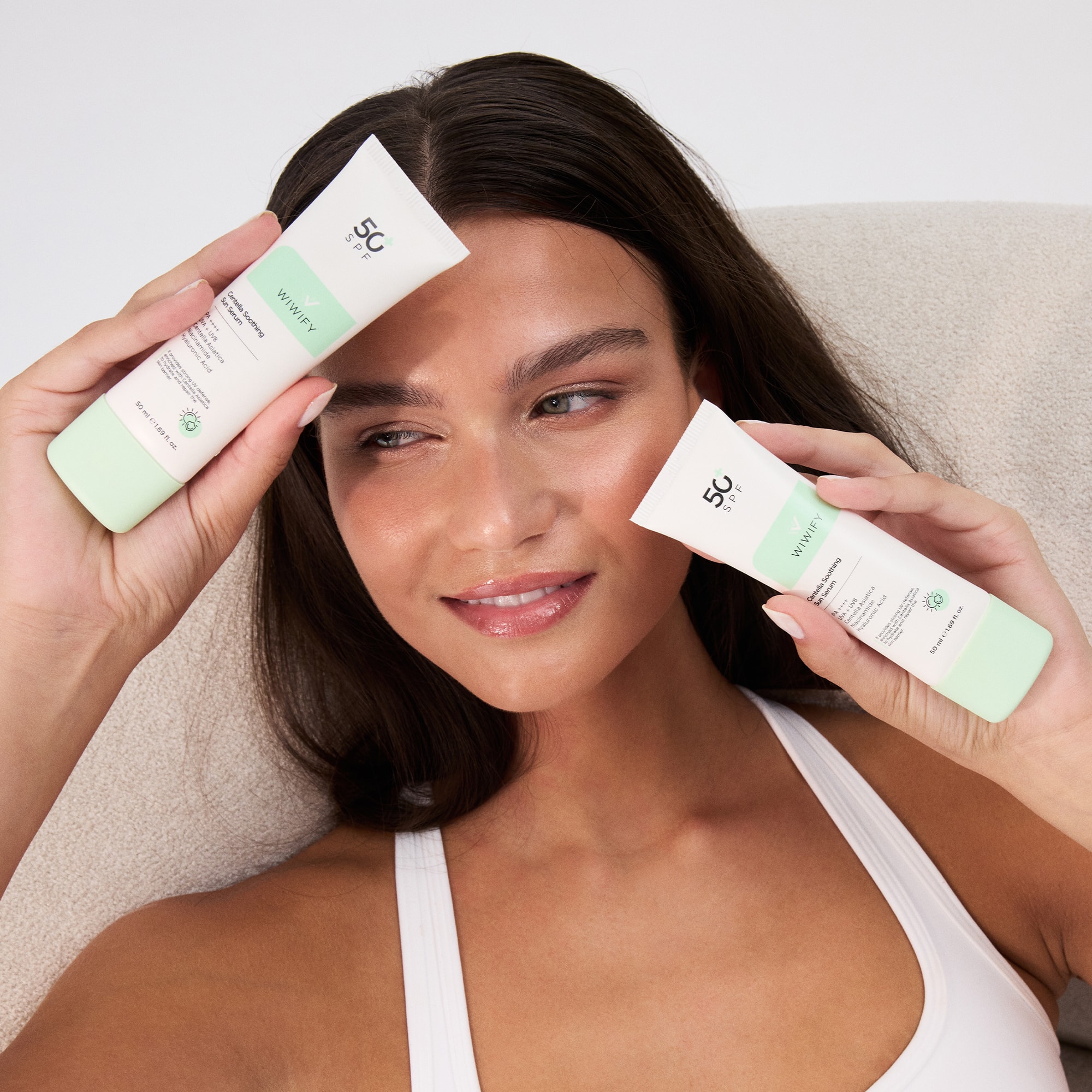 Centella Soothing Sun Serum + Yaz Bandanası
