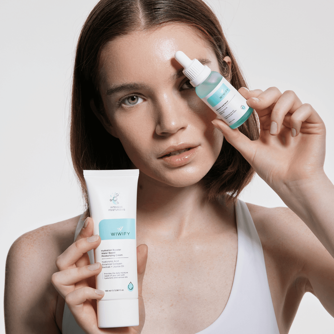 Hydra BOMB Nemlendirici, Hyaluronik Asit Serum Cilt Bakım Seti