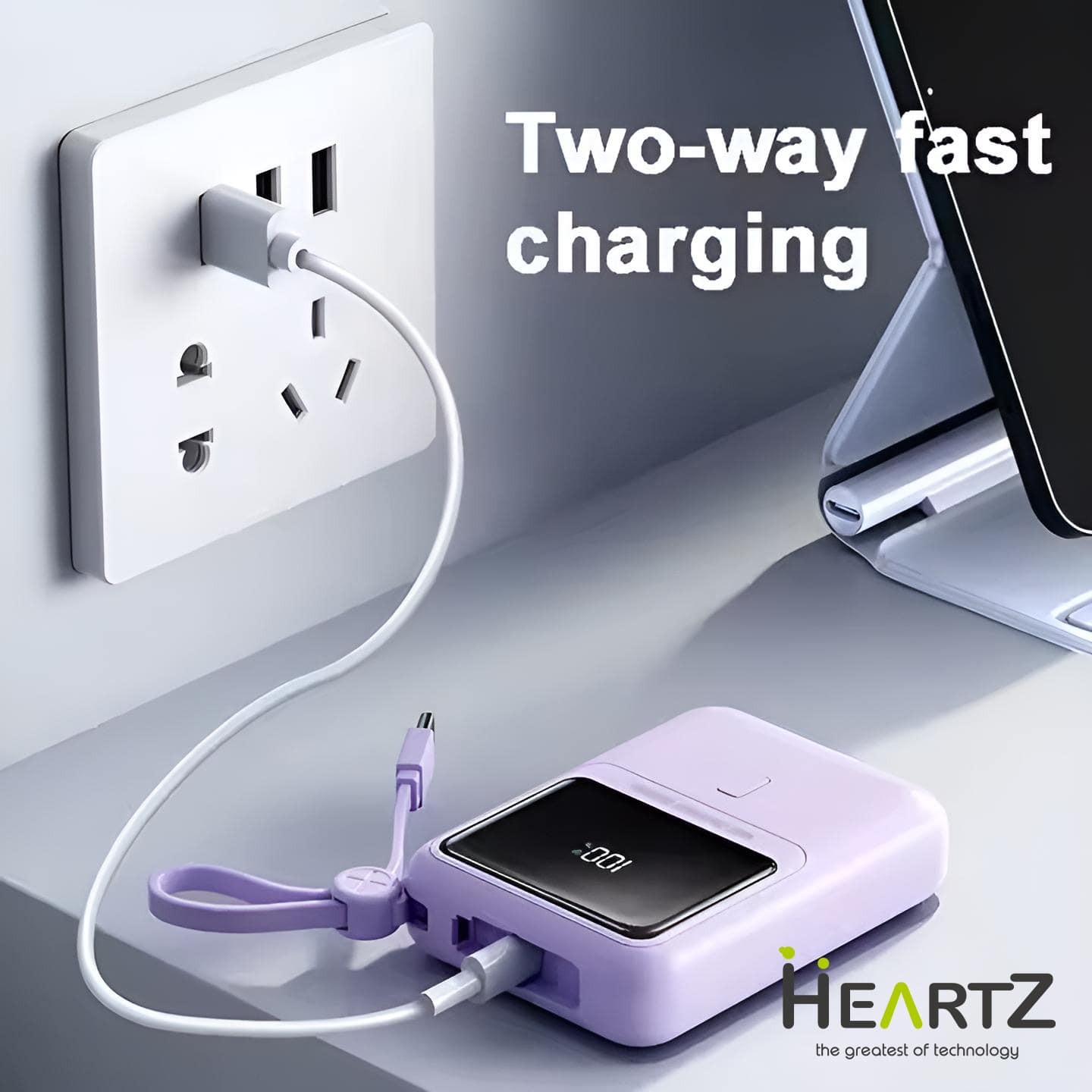 H21 10.000 mAh Powerbank Taşınabilir Şarj Cihazı