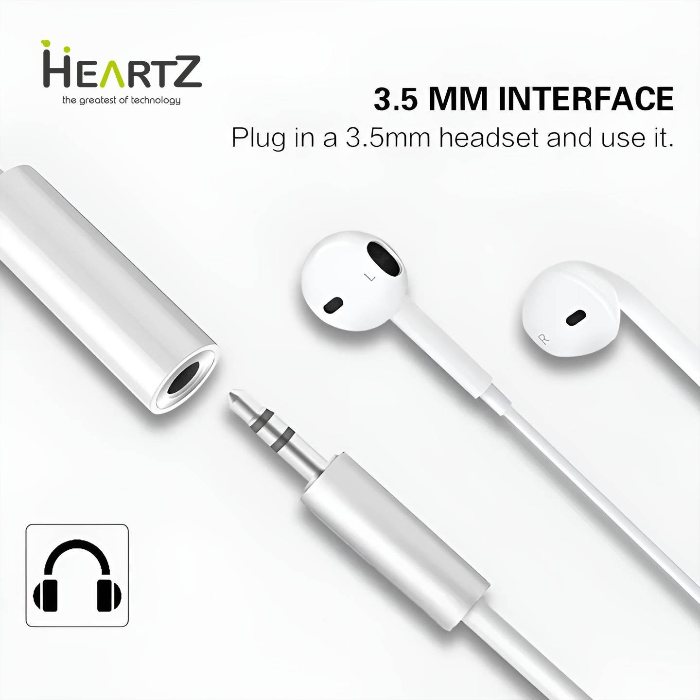 JH 002 LİGHTNİNG TO HEADPHONE JACK ADAPTER