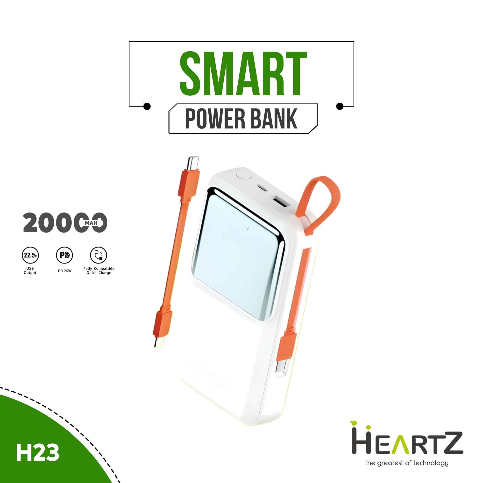 H12 10.000 mAh Powerbank Taşınabilir Şarj Cihazı