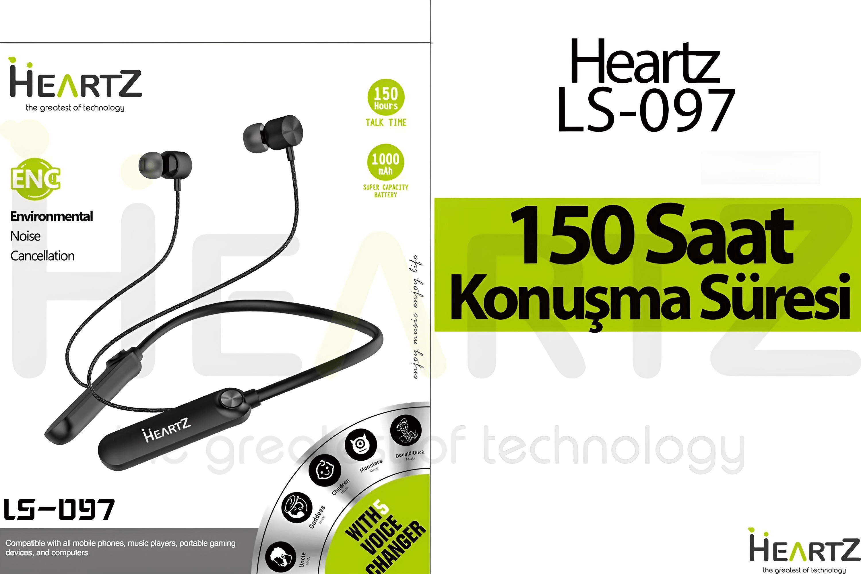 WIRELESS HEADSET BLUETOOTH KULAKLIK LS097 