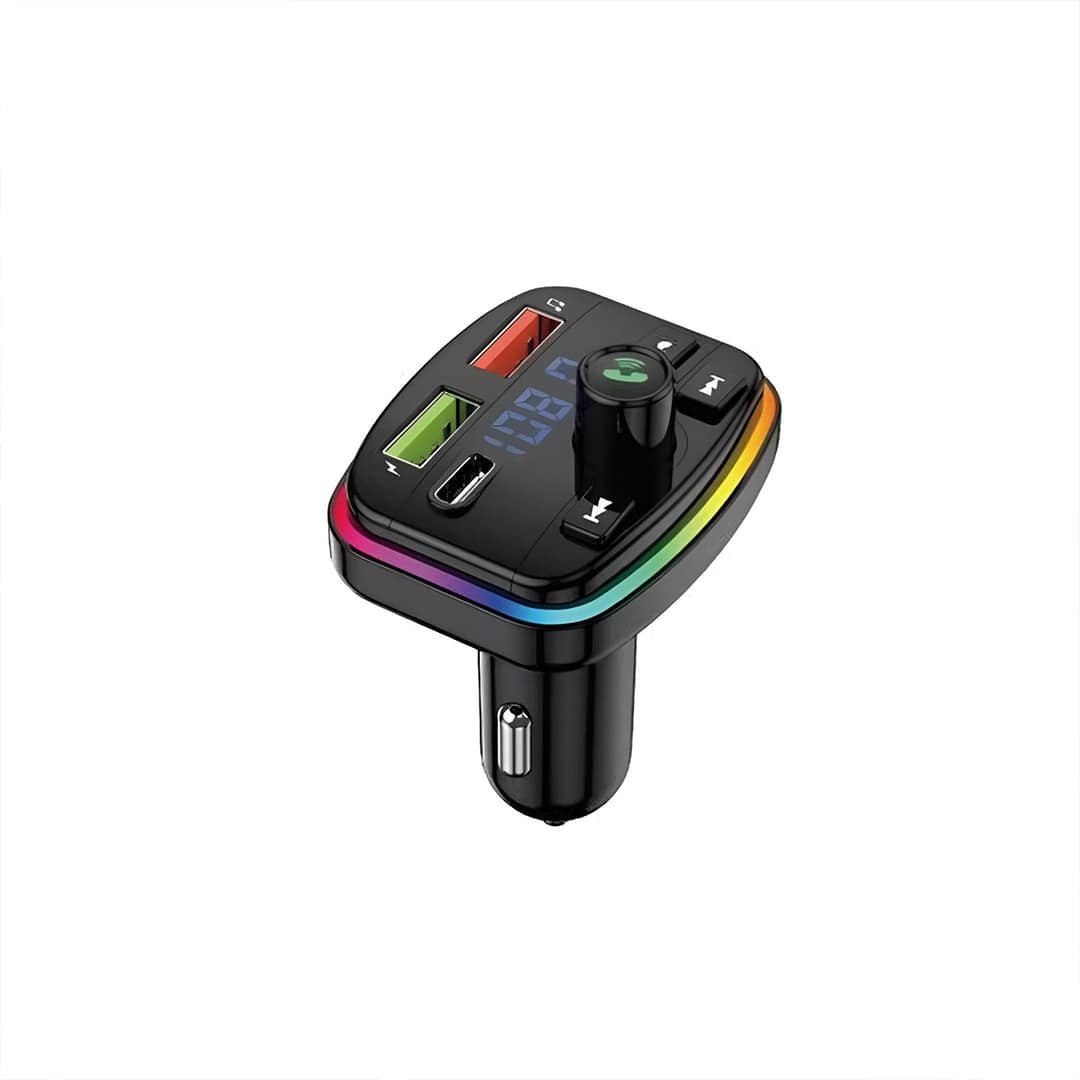 WIRELESS FM TRANSMITTER CAR CHARGER 