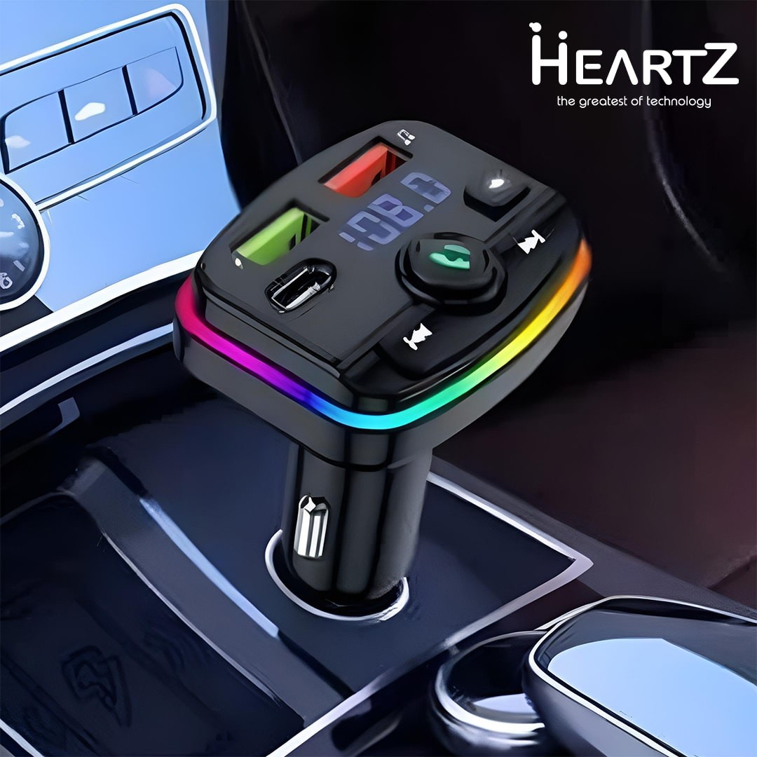WIRELESS FM TRANSMITTER CAR CHARGER 