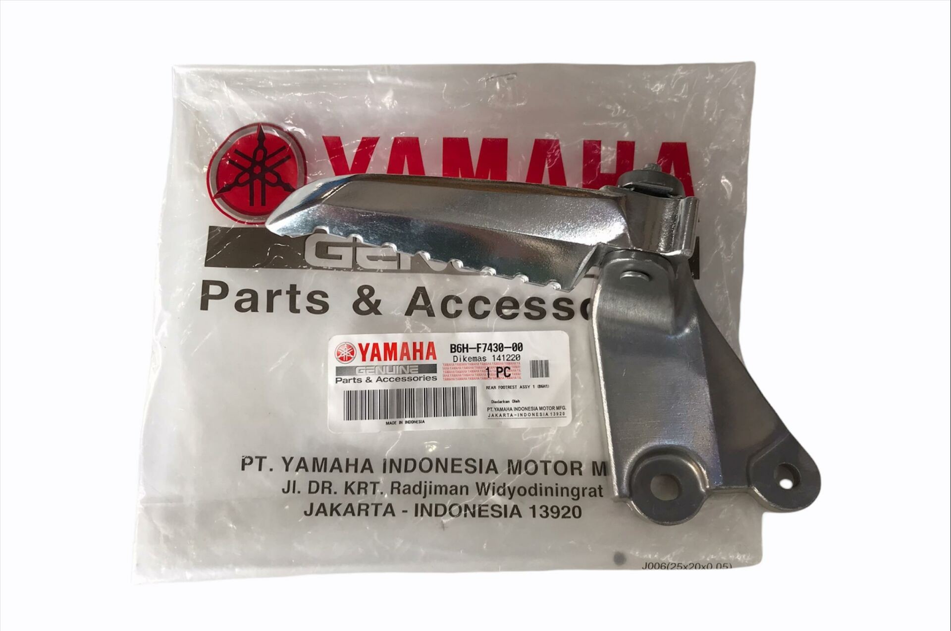 Yamaha Nmax 125-155 Arka Yolcu Basamak Ve Braketi Komple Sol Orjinal 2021-2022