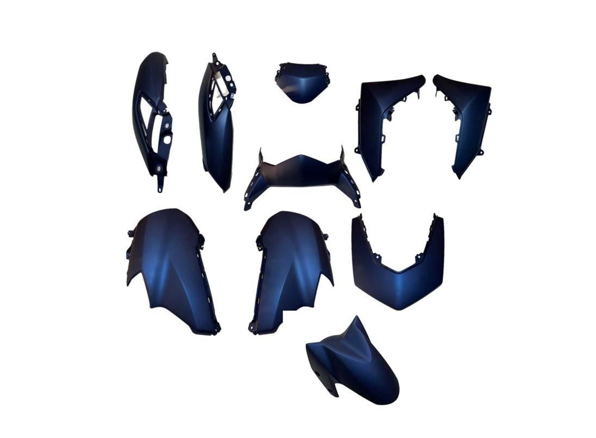 Yamaha Nmax 125-155 Grenaj Seti Orijinal Mat Mavi 2021-2024 (10 Parça)