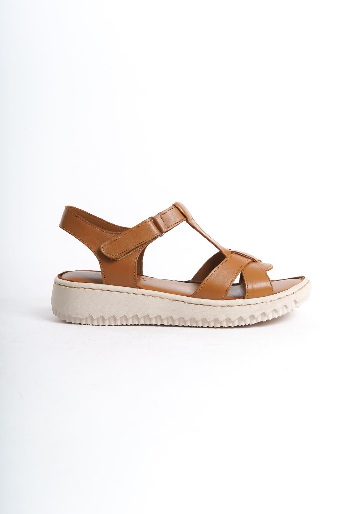 HAKİKİ DERİ ANATOMİK TABAN COMFORT KADIN SANDALET TMD202414