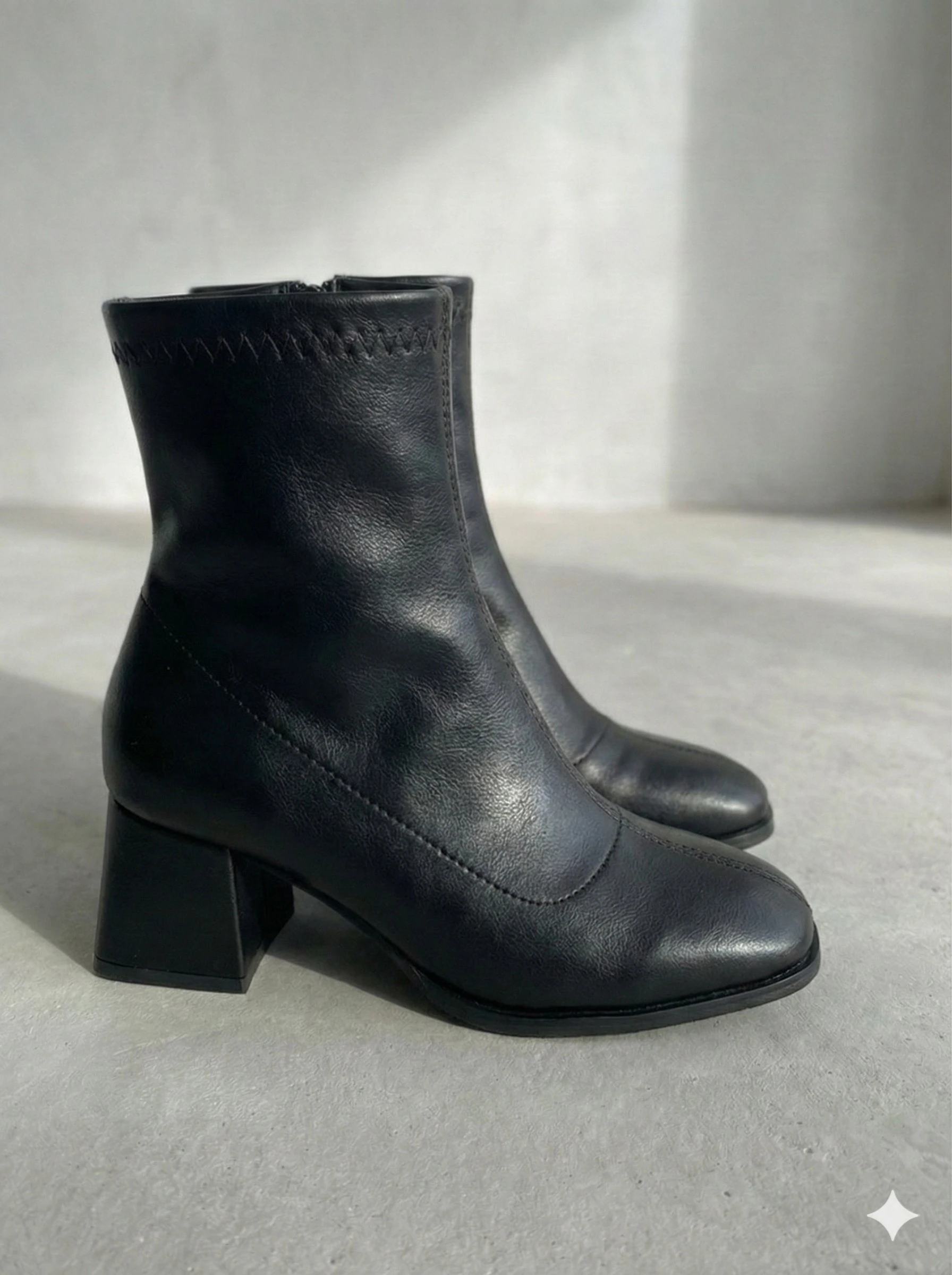 STREÇ KÜT BURUN 5 CM TOPUKLU GÜNLÜK KADIN BOT TMD202434