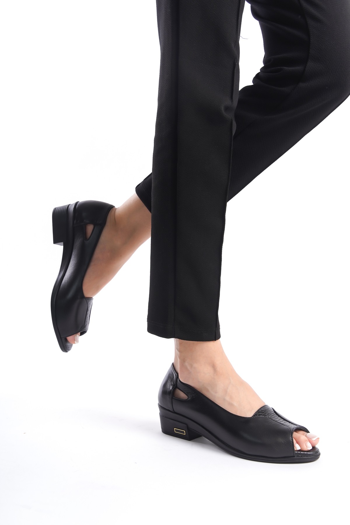 HAKİKİ DERİ ANATOMİK TABAN COMFORT KROKO KADIN AYAKKABI