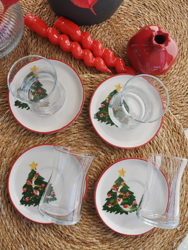 İmroz Yeniyıl 2 li Çay Seti