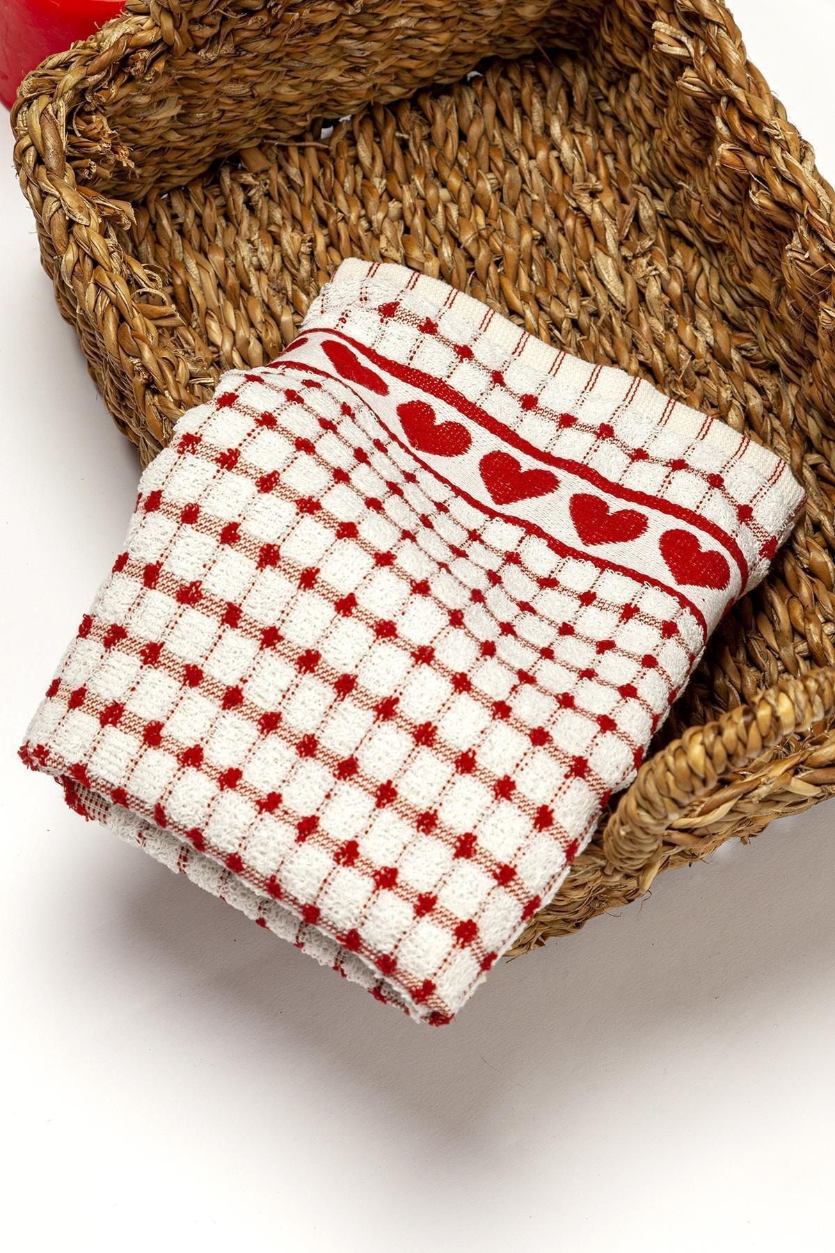 Hiera Love Kırmızı Havlu 50*70