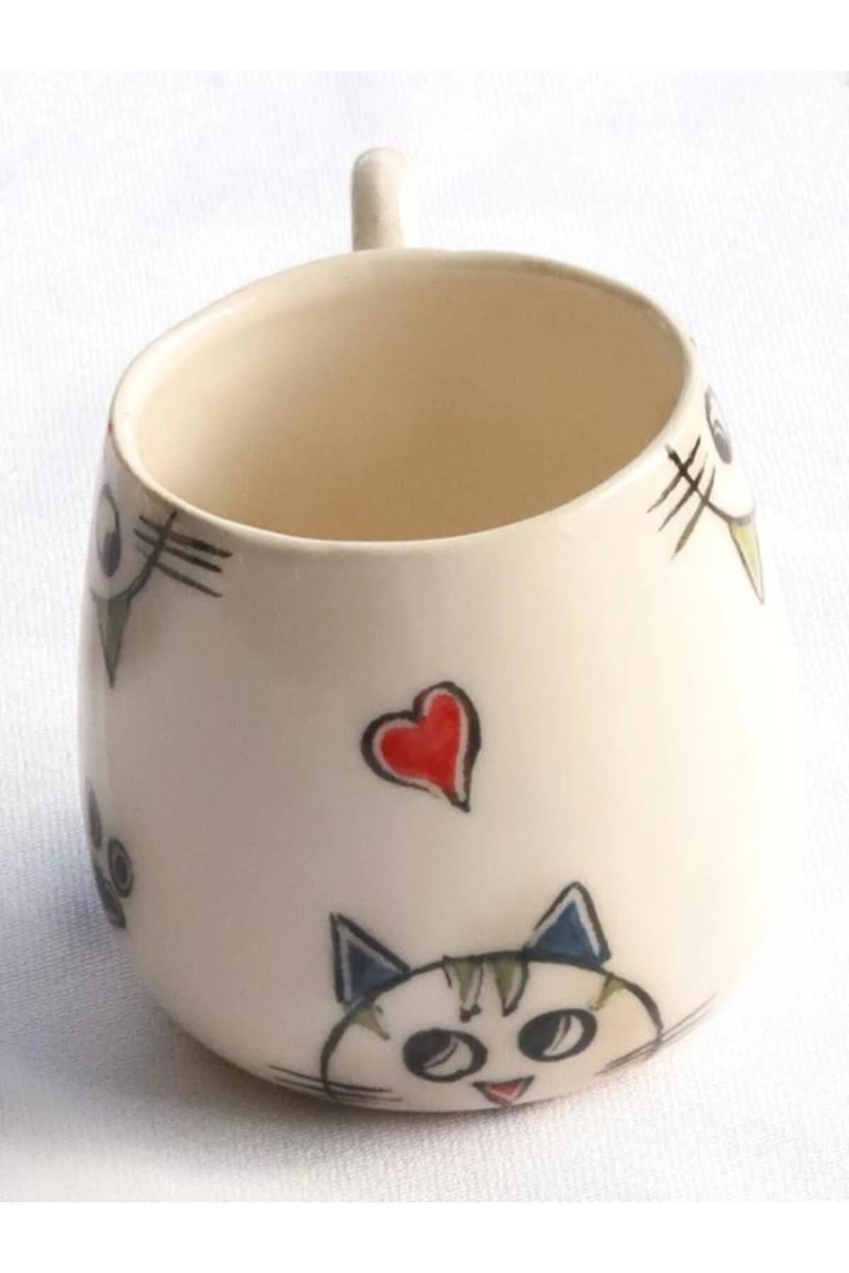 Handmade Gölge Tekli Kupa Kupa 350 Ml