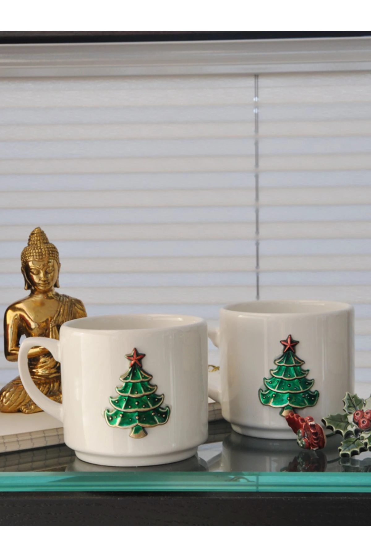 Happy New Year 2025 2 li Kupa Fincan 250 ml